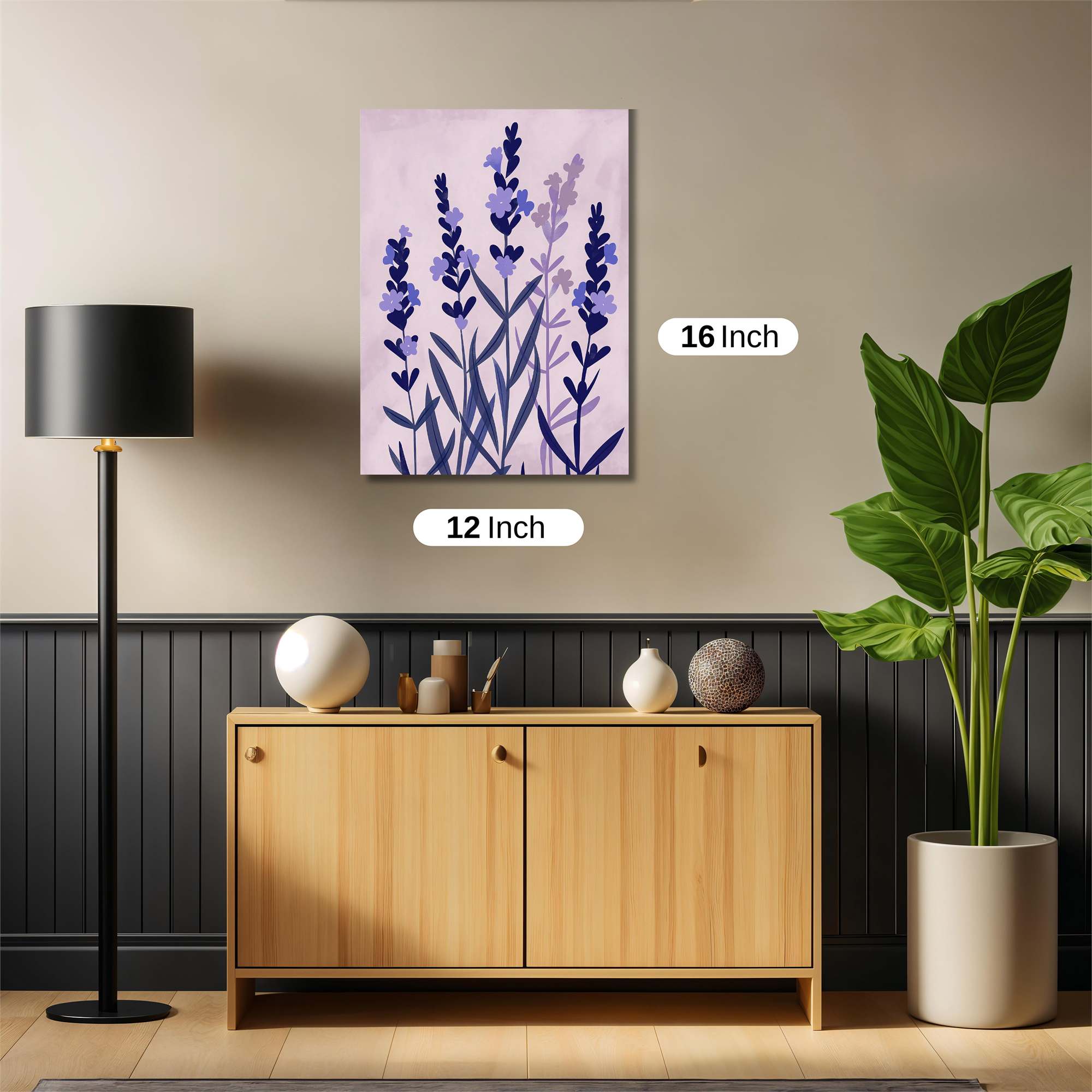 Lavender Serenity Safe Wall Magnetic / M