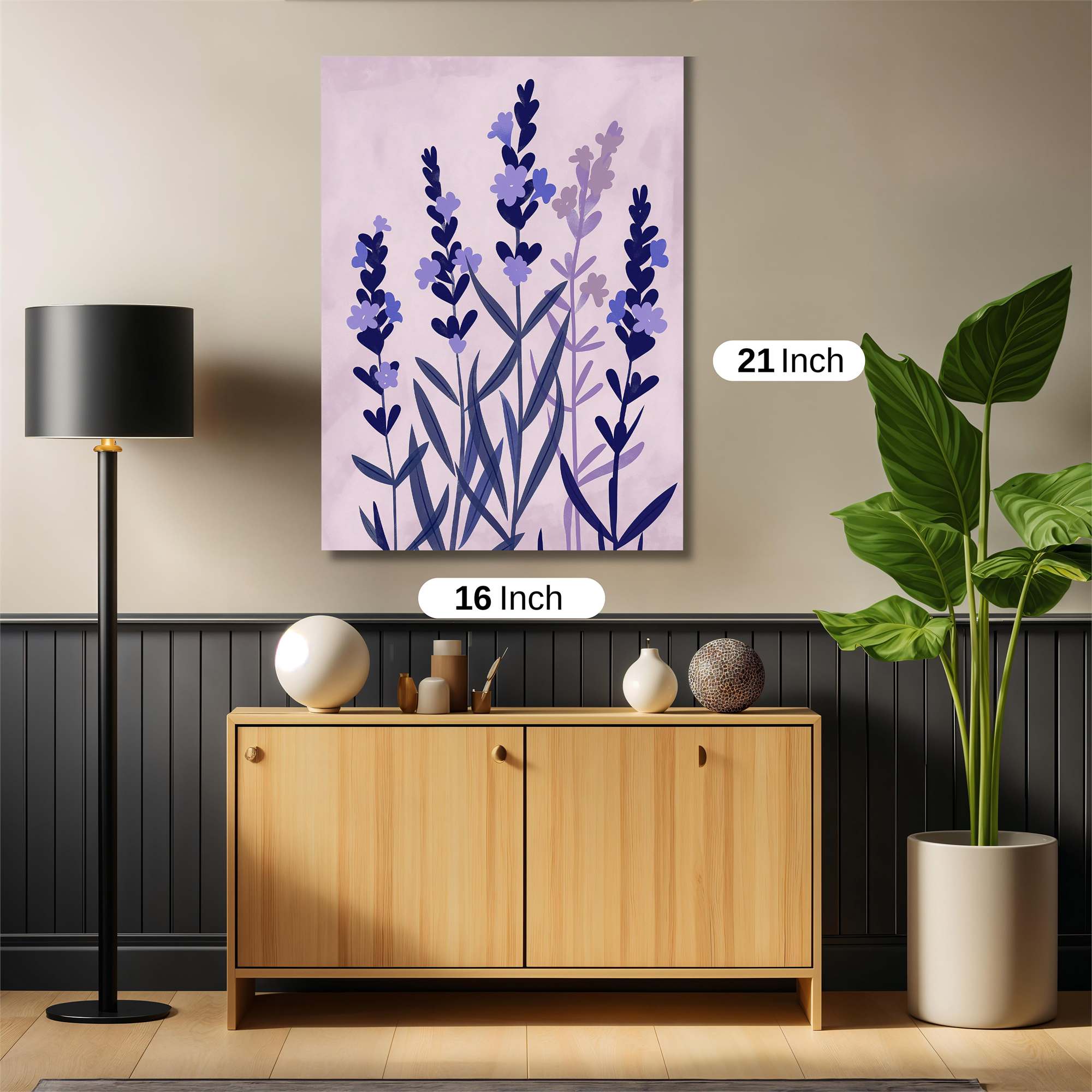 Lavender Serenity Safe Wall Magnetic / M