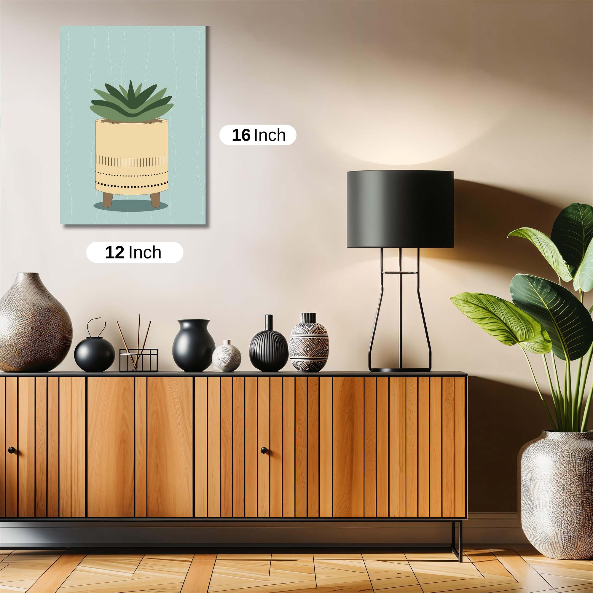 Succulent Serenity Safe Wall Magnetic / M