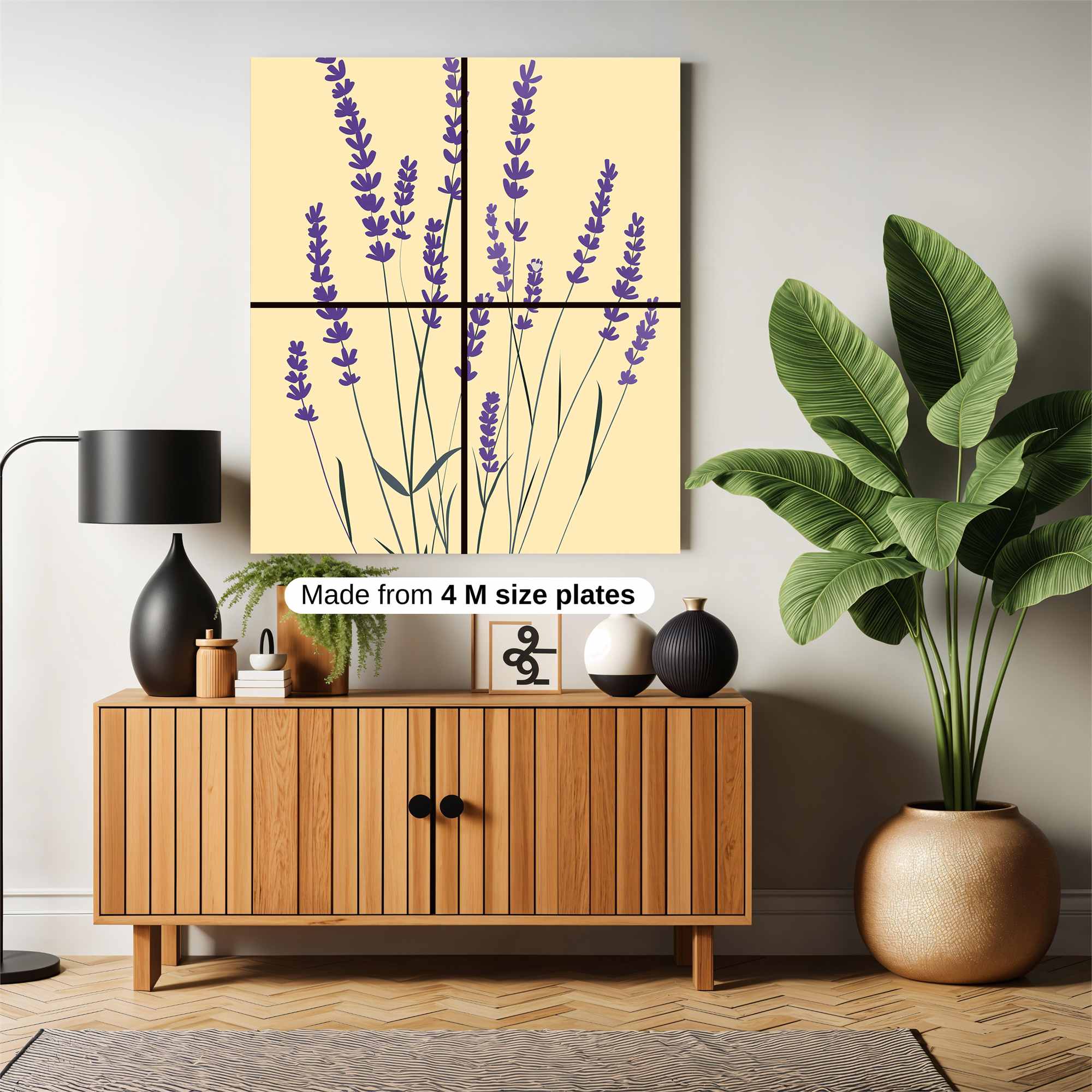 Lavender Serenity Safe Wall Magnetic / M
