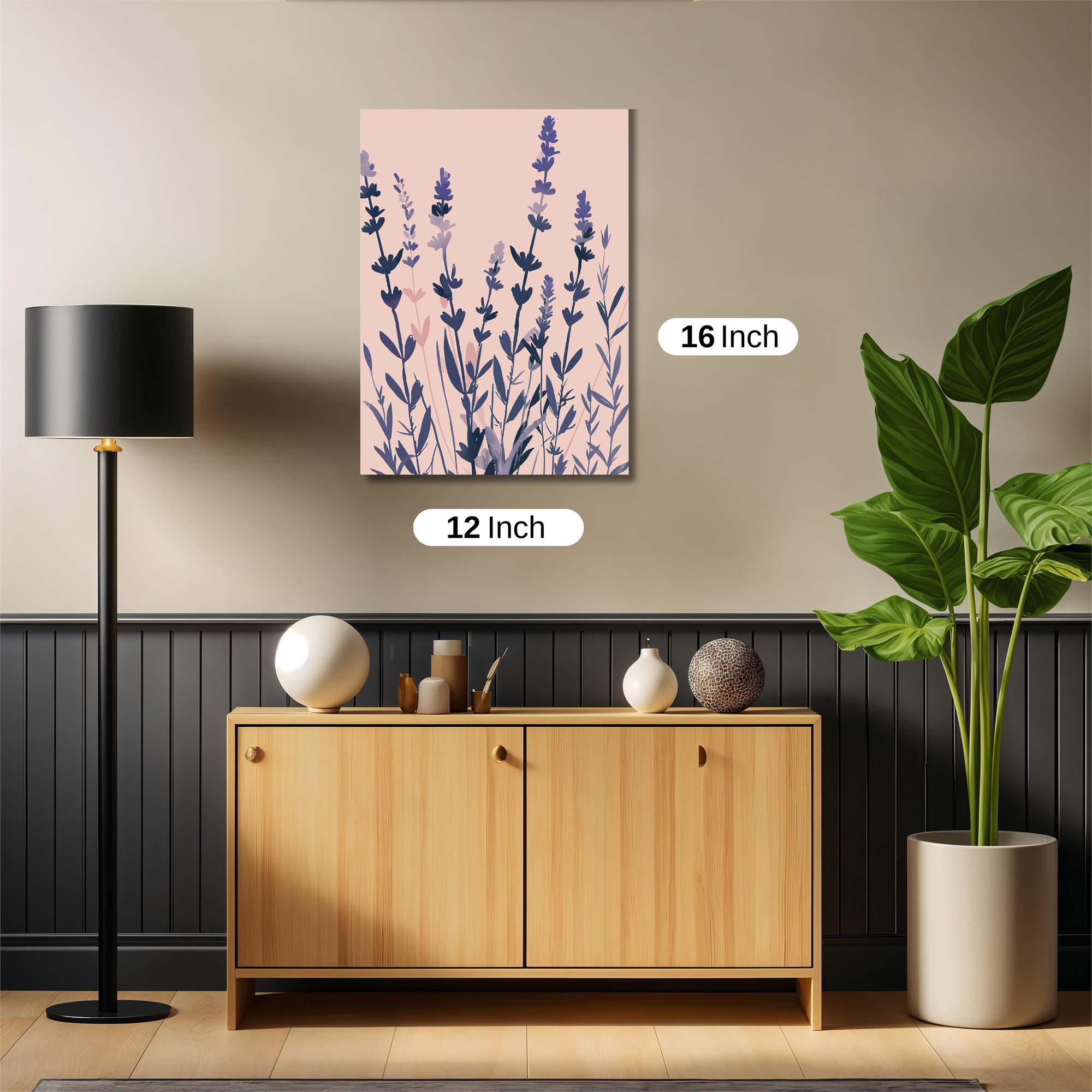 Lavender Serenity Safe Wall Magnetic / M