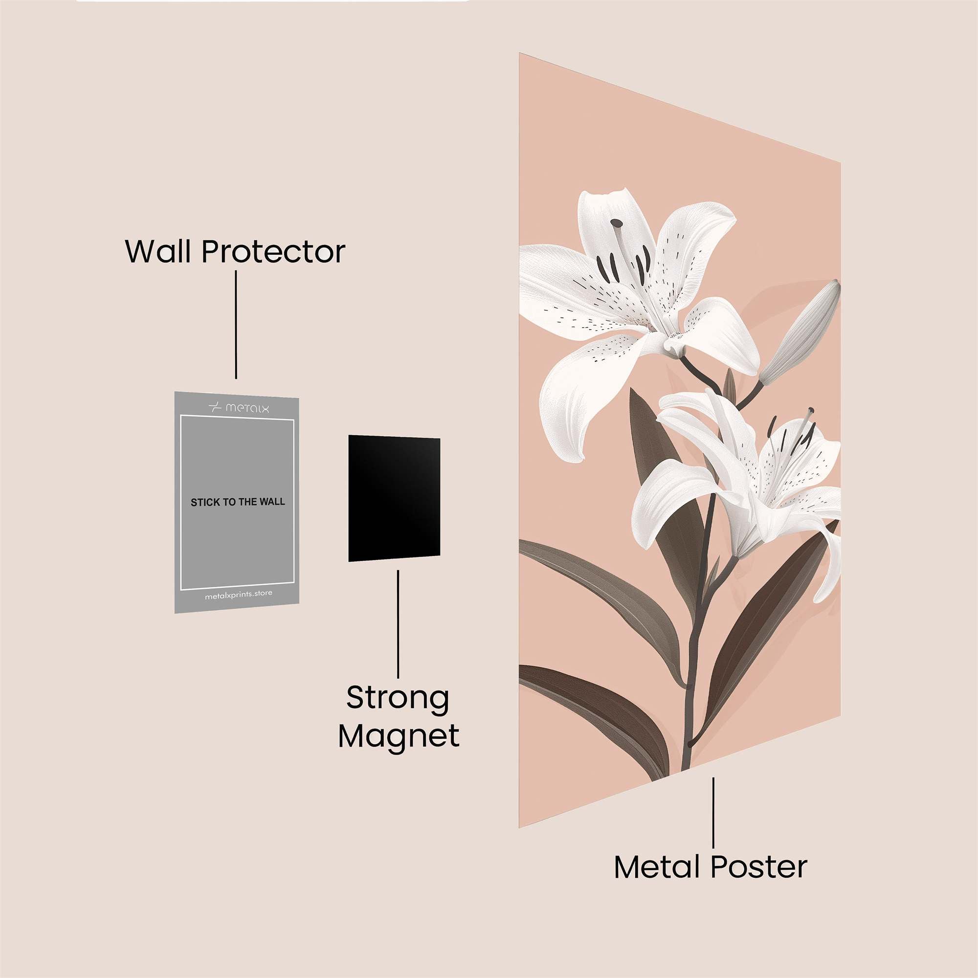Lily Serenity Safe Wall Magnetic / M