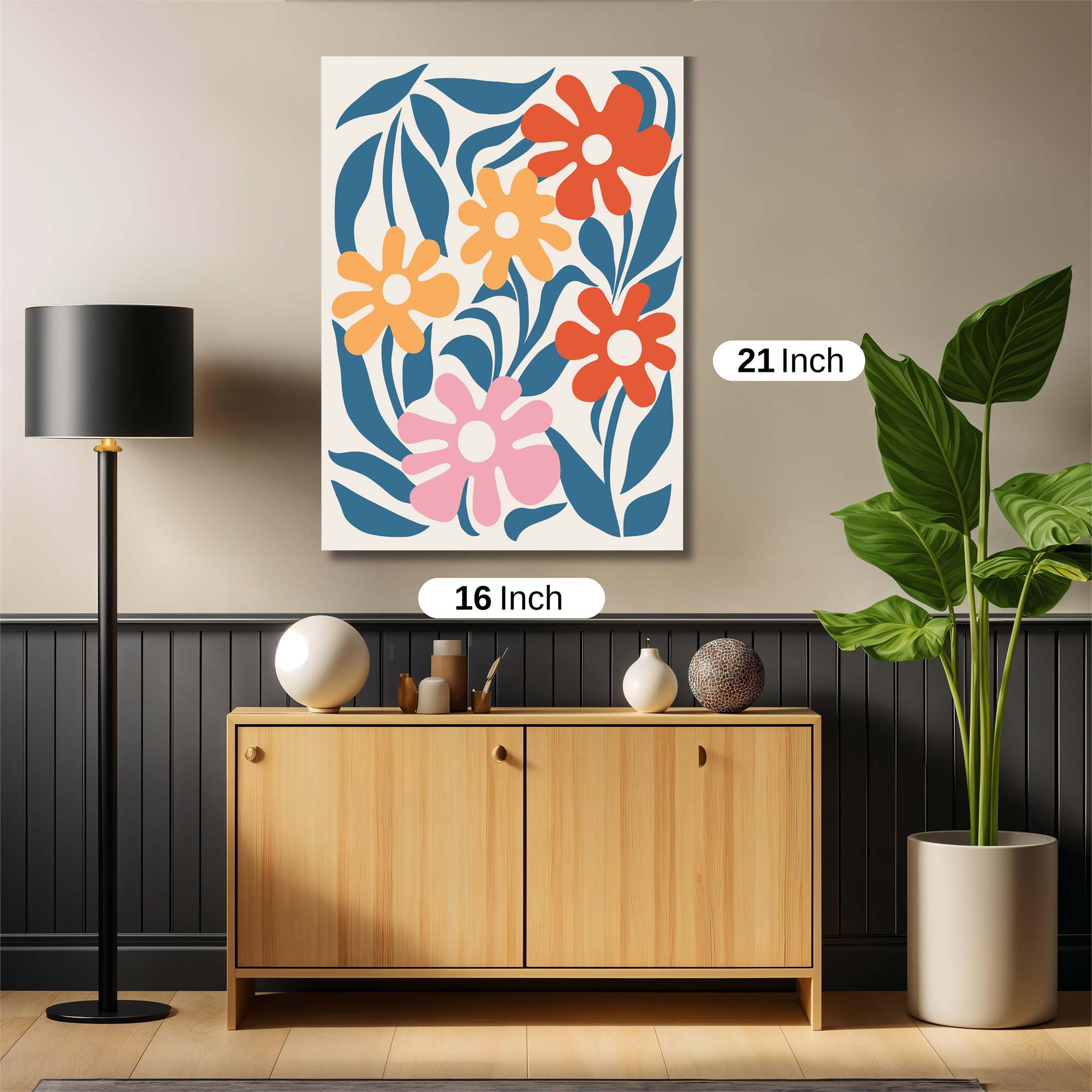 Floral Joy Safe Wall Magnetic / M