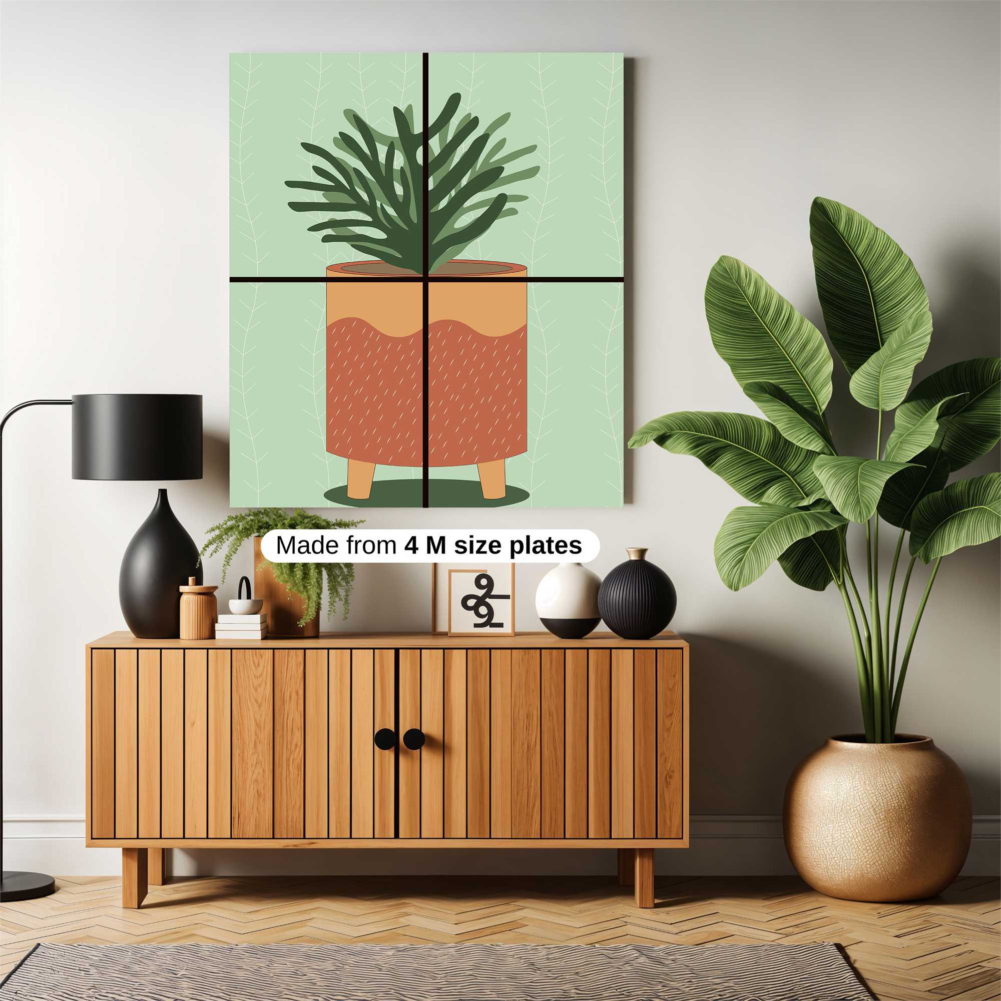 Cactus Calm Safe Wall Magnetic / M