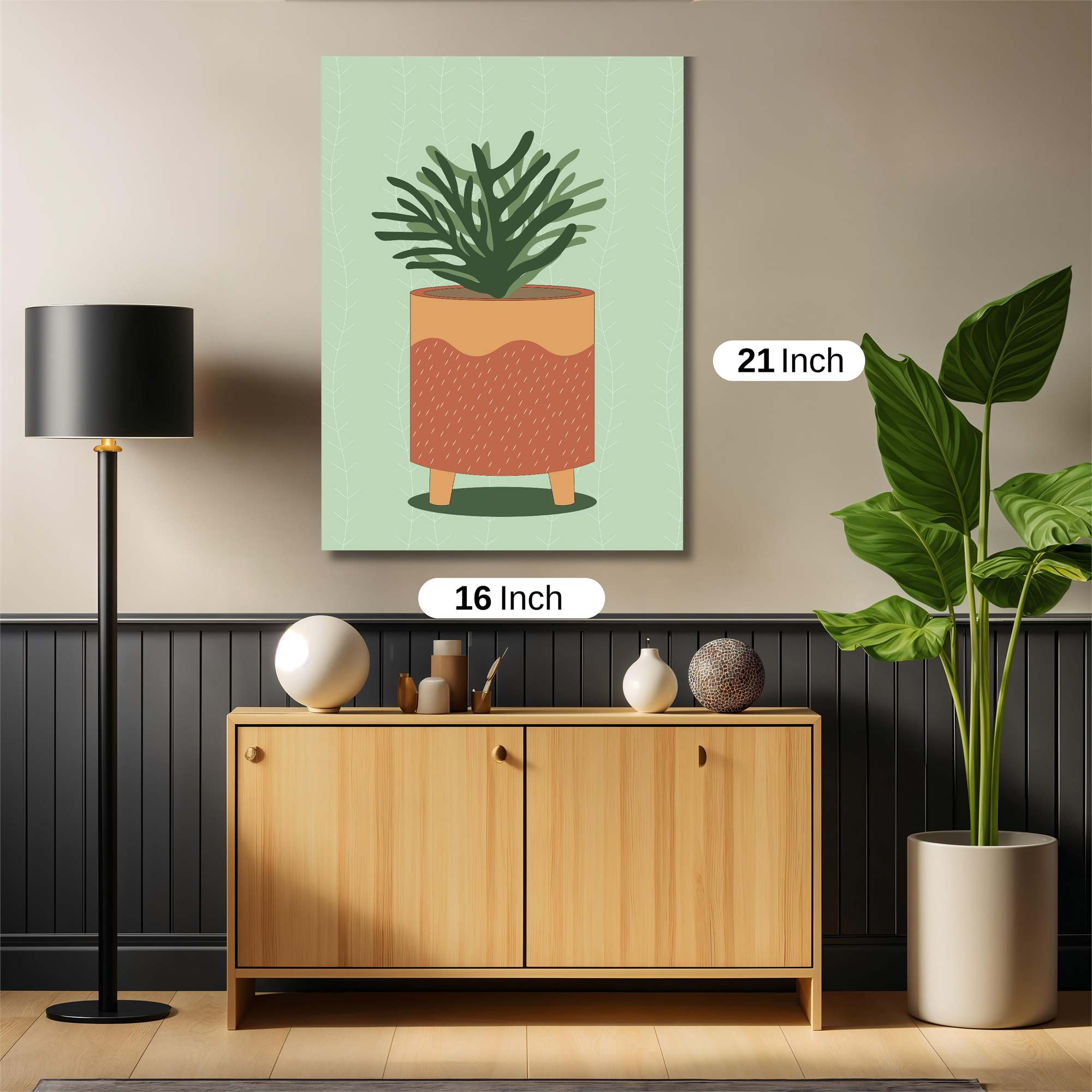 Cactus Calm Safe Wall Magnetic / M