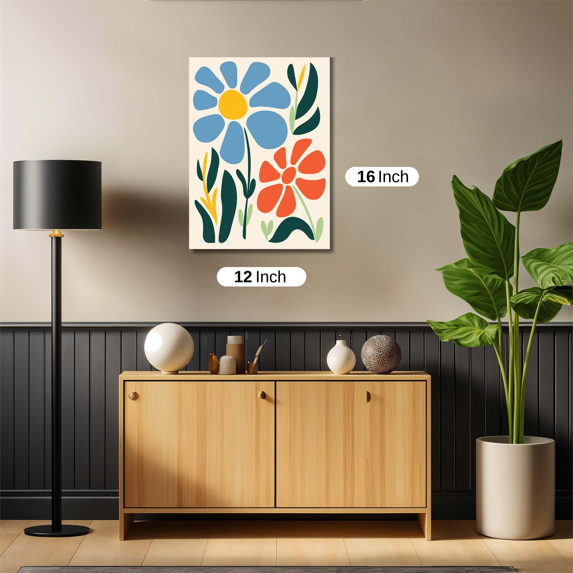Floral Bliss Safe Wall Magnetic / M