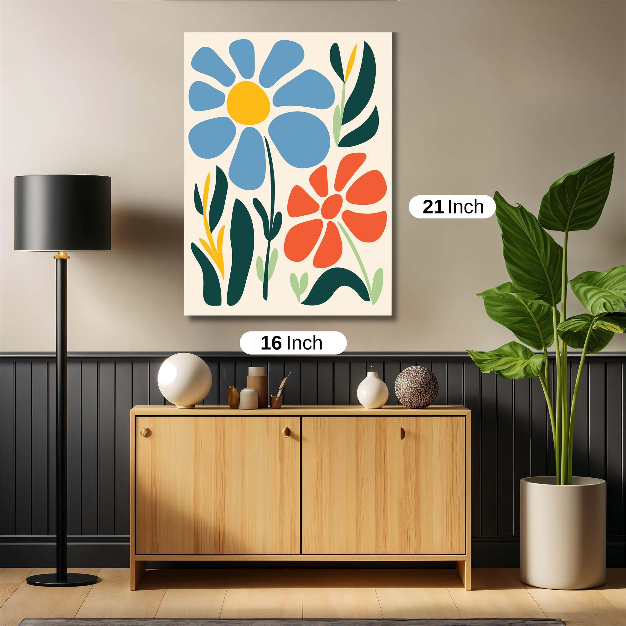 Floral Bliss Safe Wall Magnetic / M