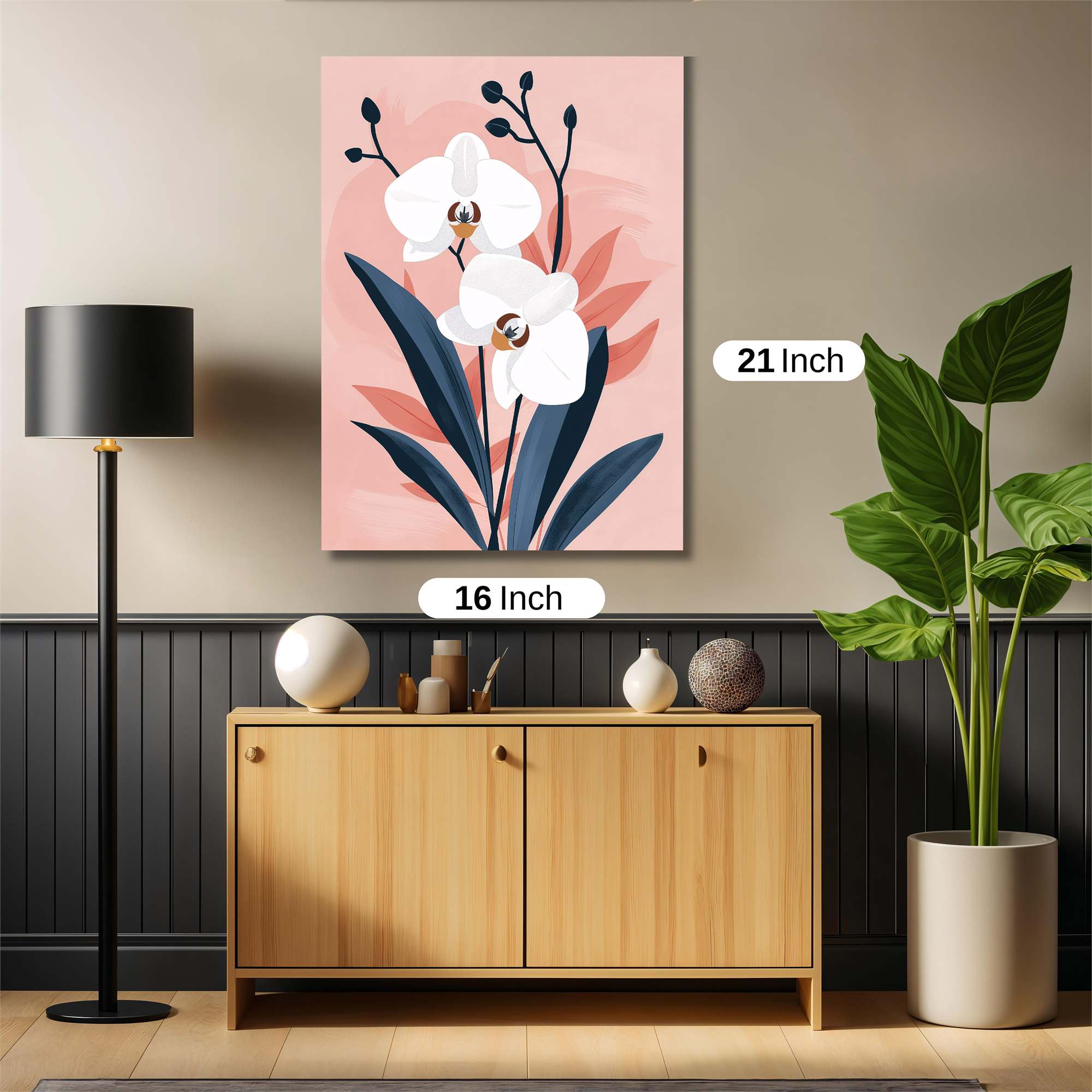 Orchid Serenity Safe Wall Magnetic / M