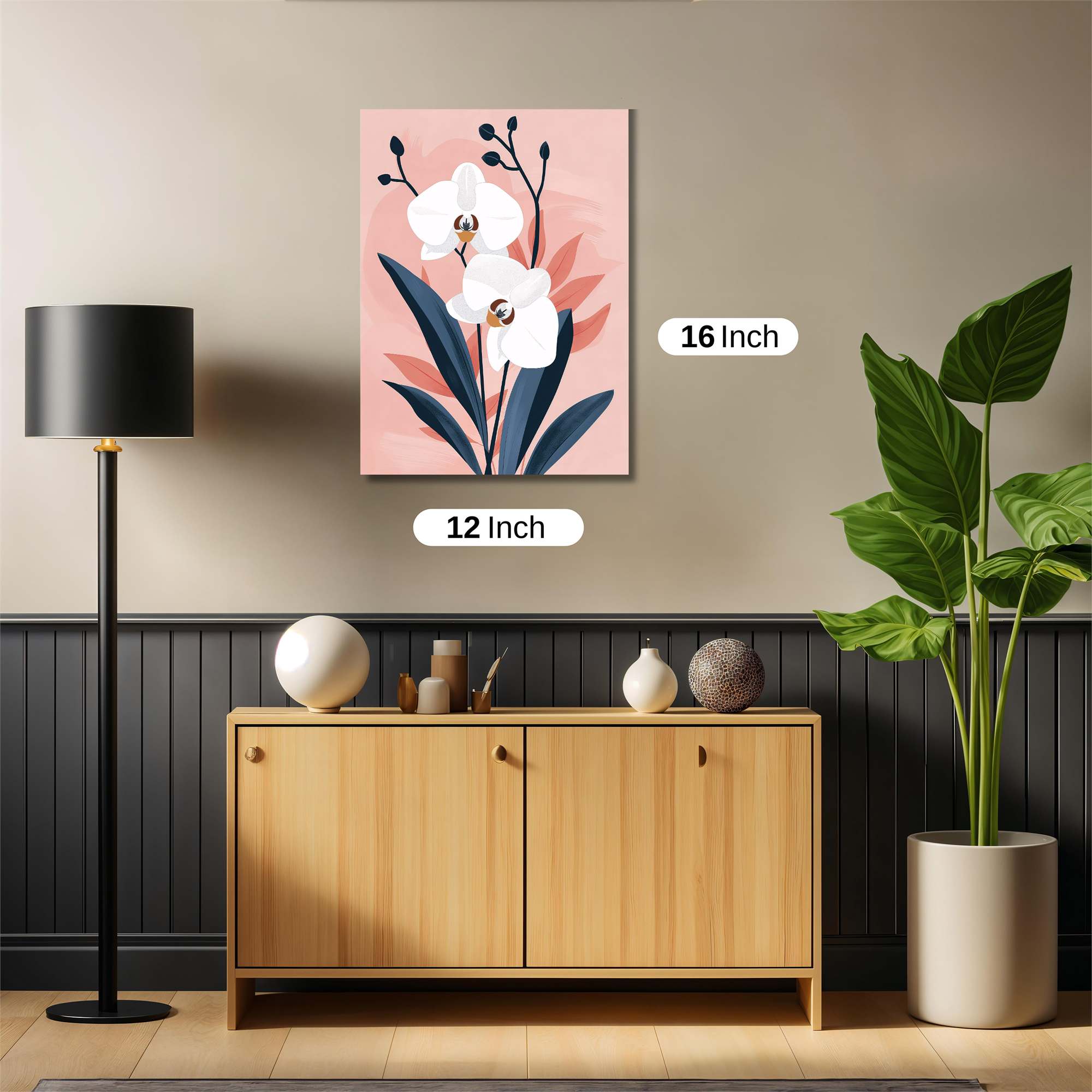 Orchid Elegance Safe Wall Magnetic / M