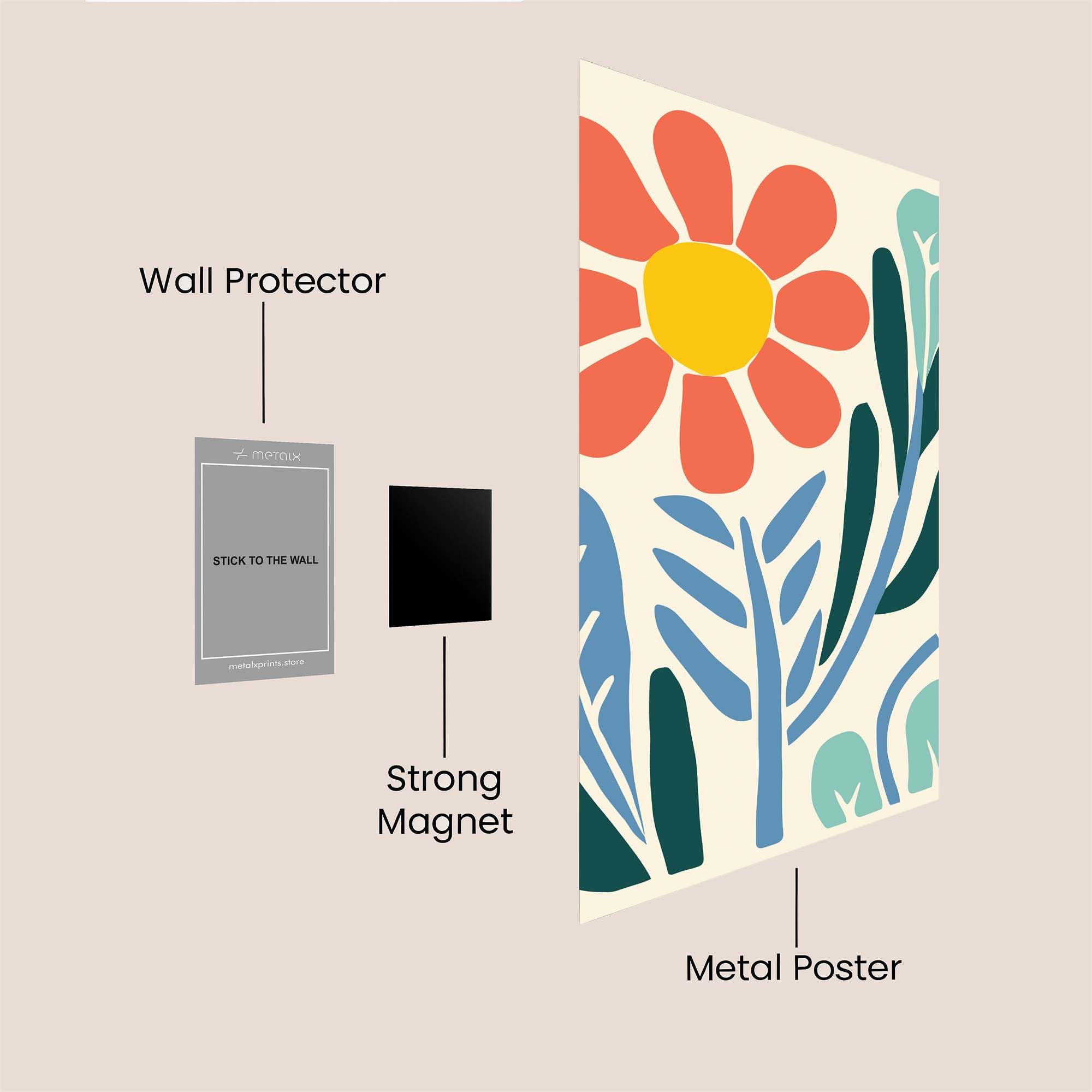 Matisse Whimsy Safe Wall Magnetic / M