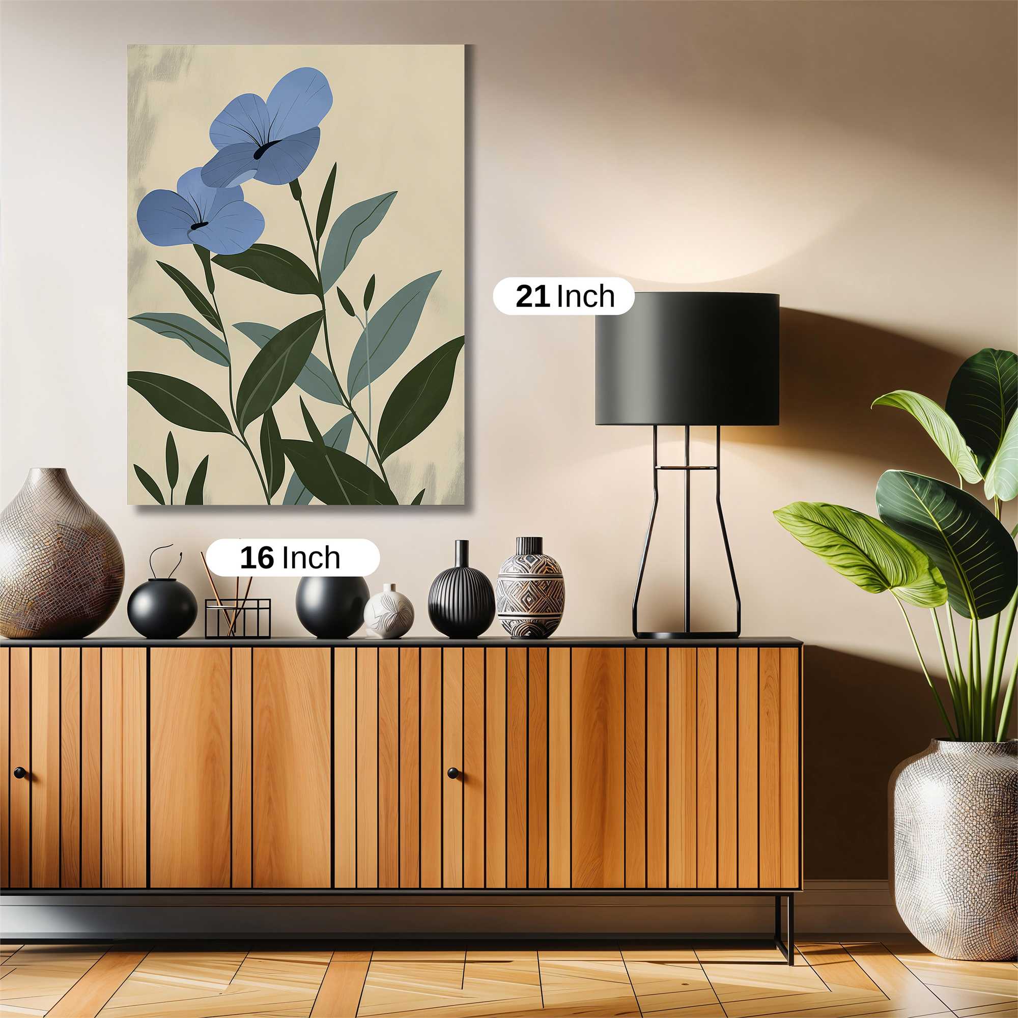 Blue Serenity Safe Wall Magnetic / M