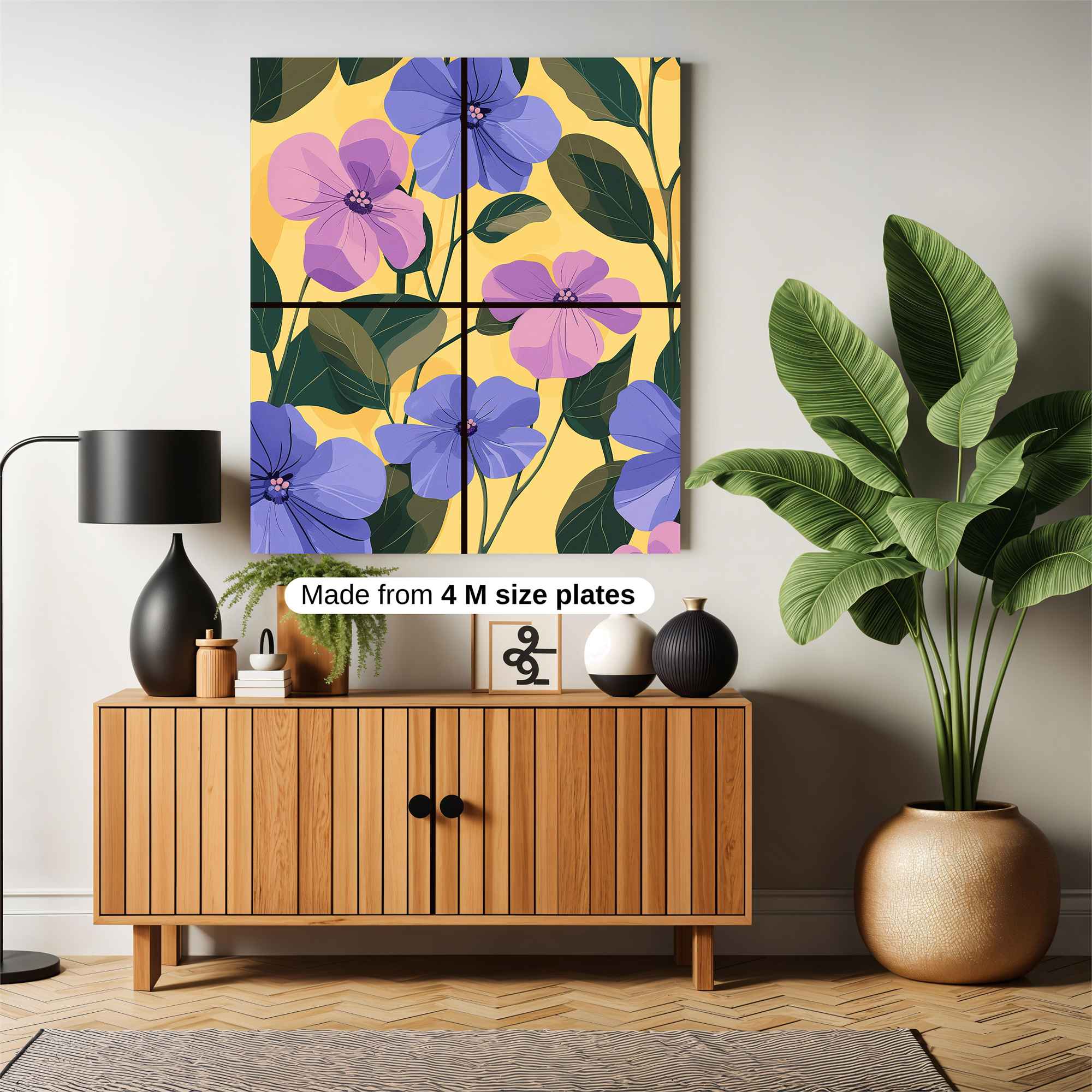 Floral Bliss Safe Wall Magnetic / M