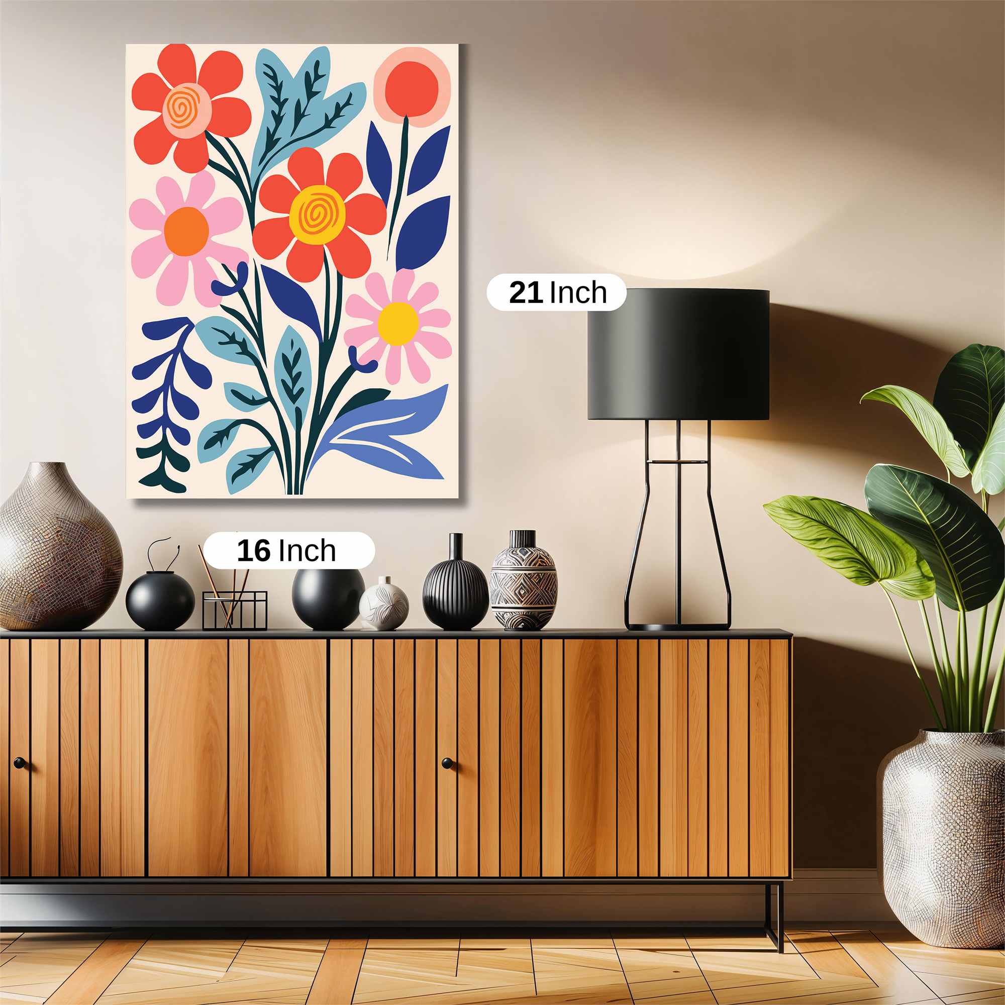 Floral Fiesta Safe Wall Magnetic / M