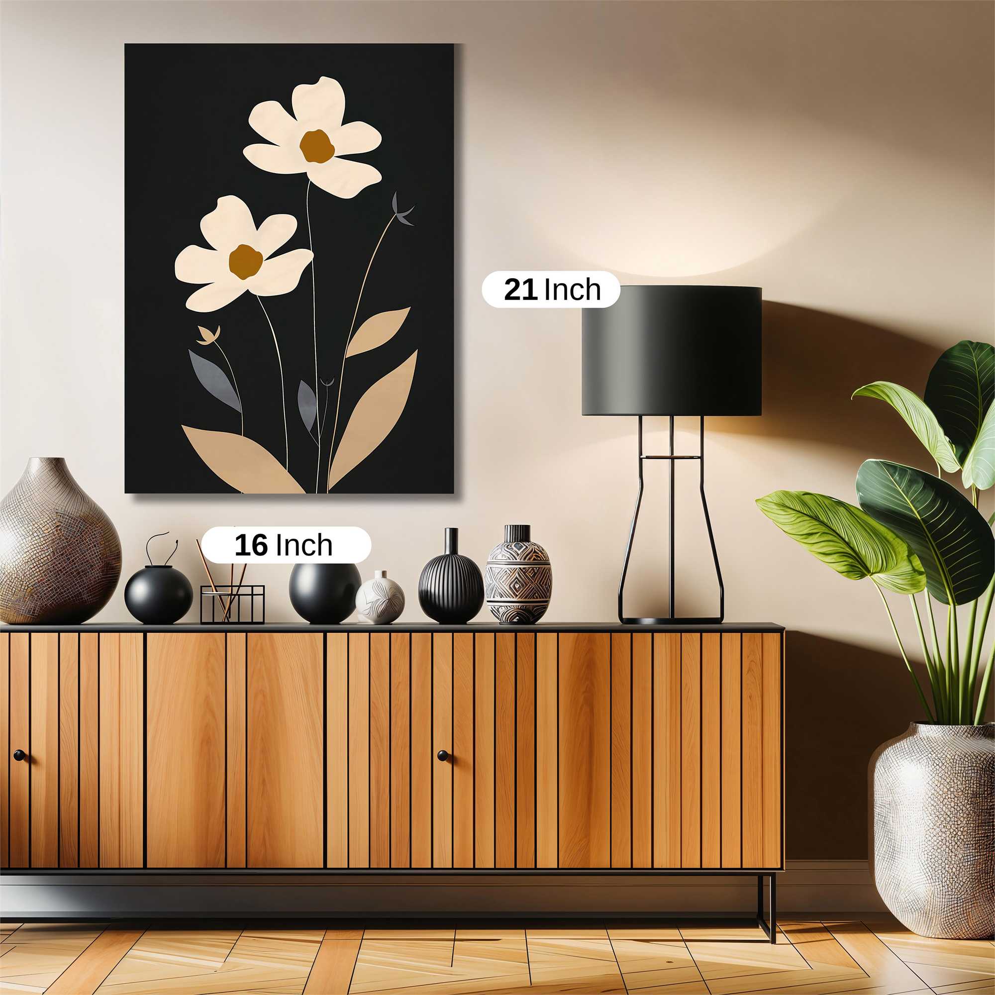 Floral Serenity Safe Wall Magnetic / M
