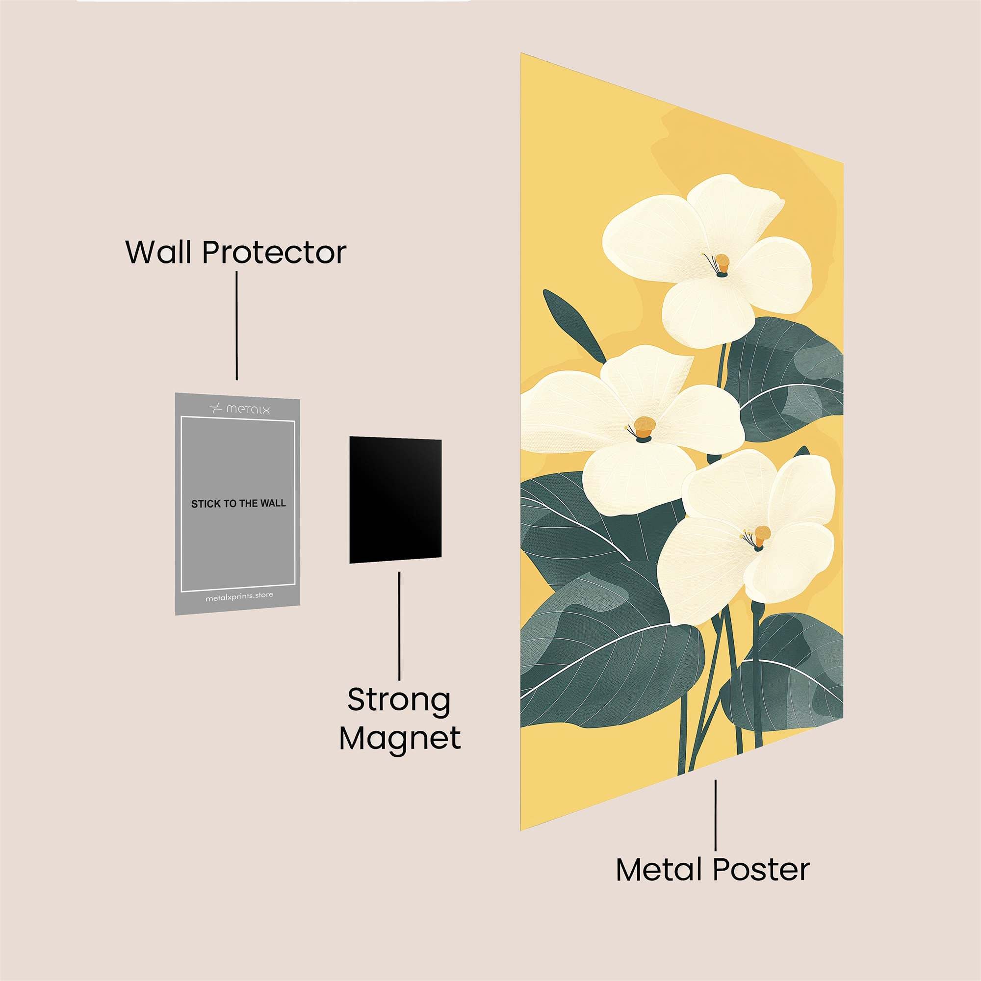 Magnolia Serenity Safe Wall Magnetic / M