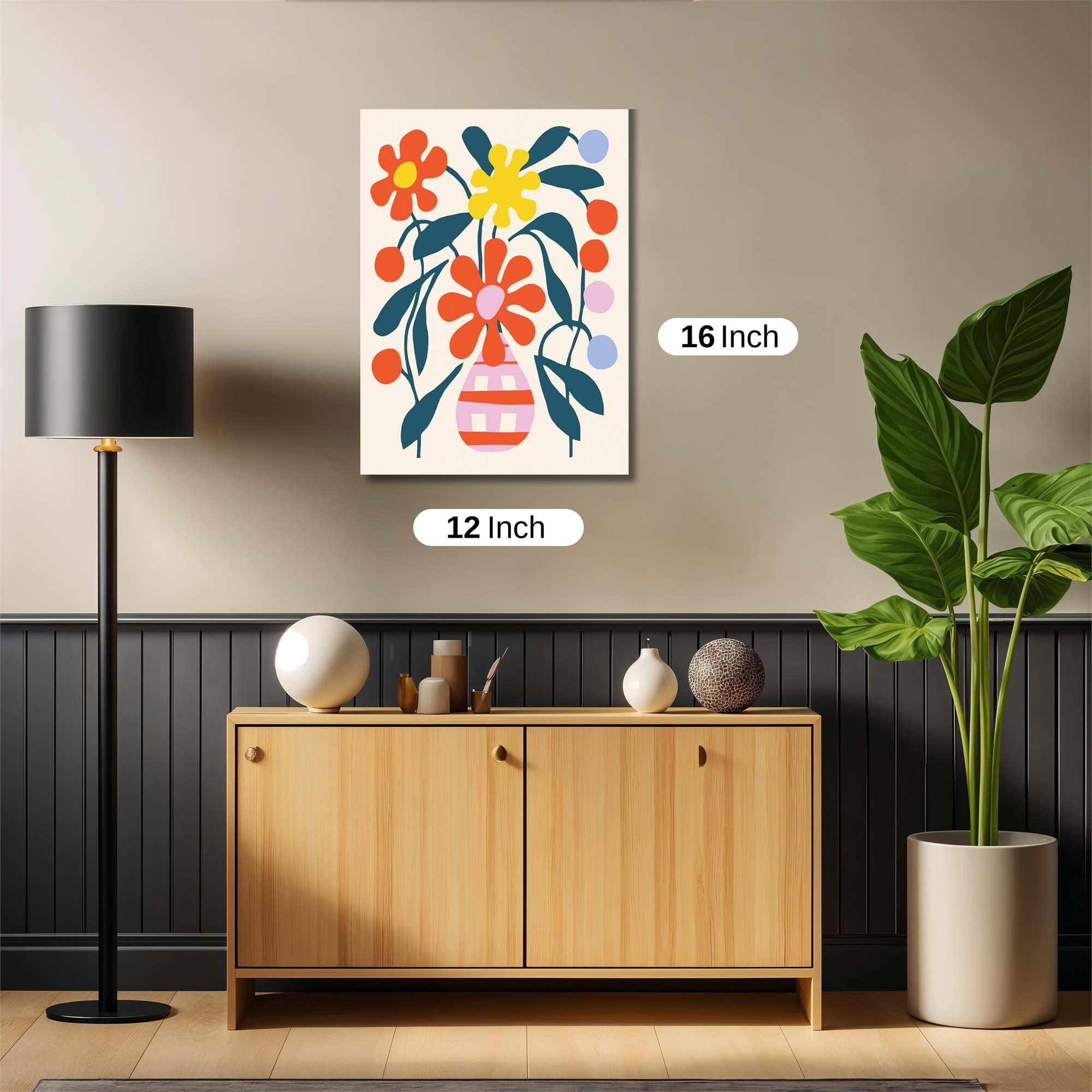 Floral Bliss Safe Wall Magnetic / M