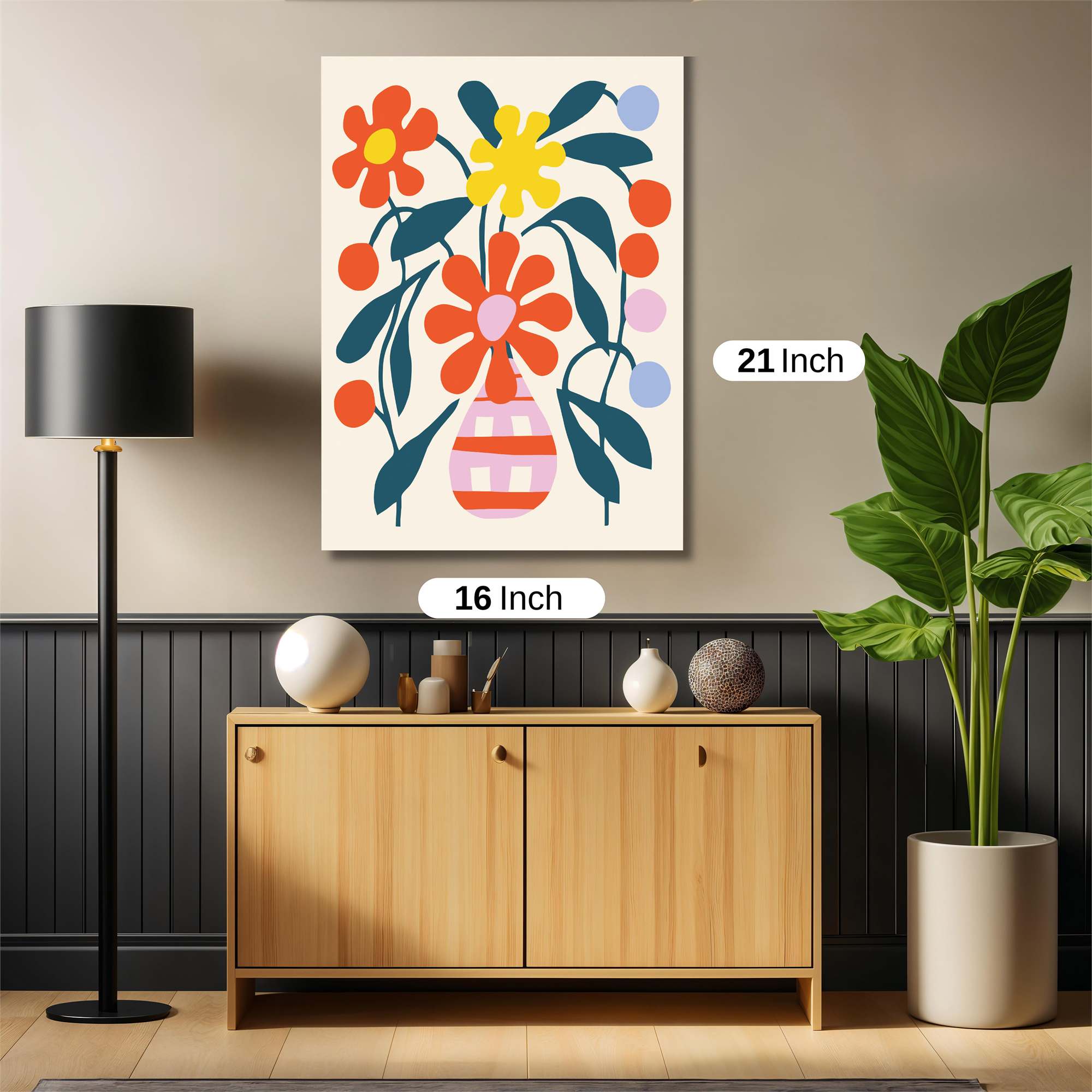 Floral Bliss Safe Wall Magnetic / M