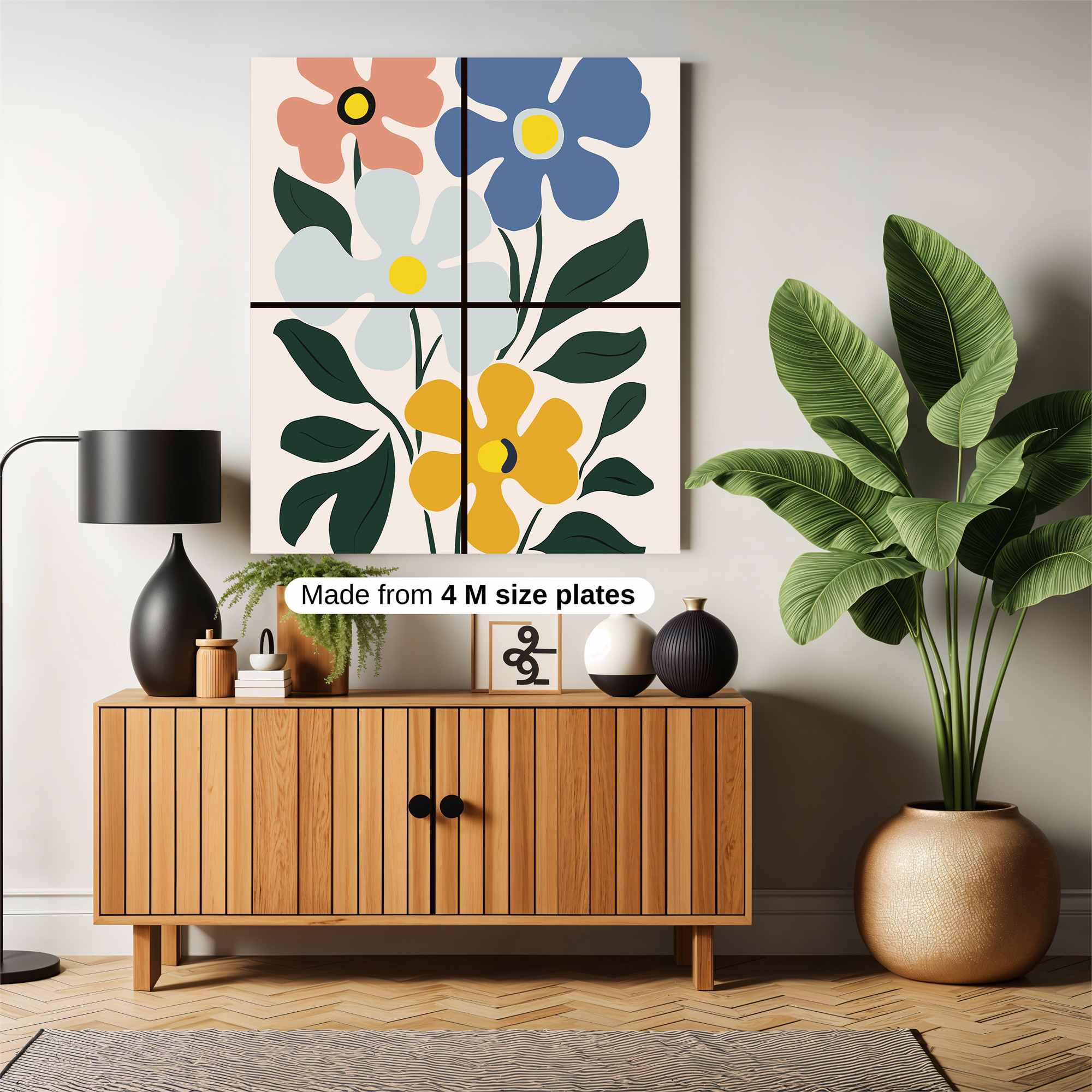 Floral Joy Safe Wall Magnetic / M