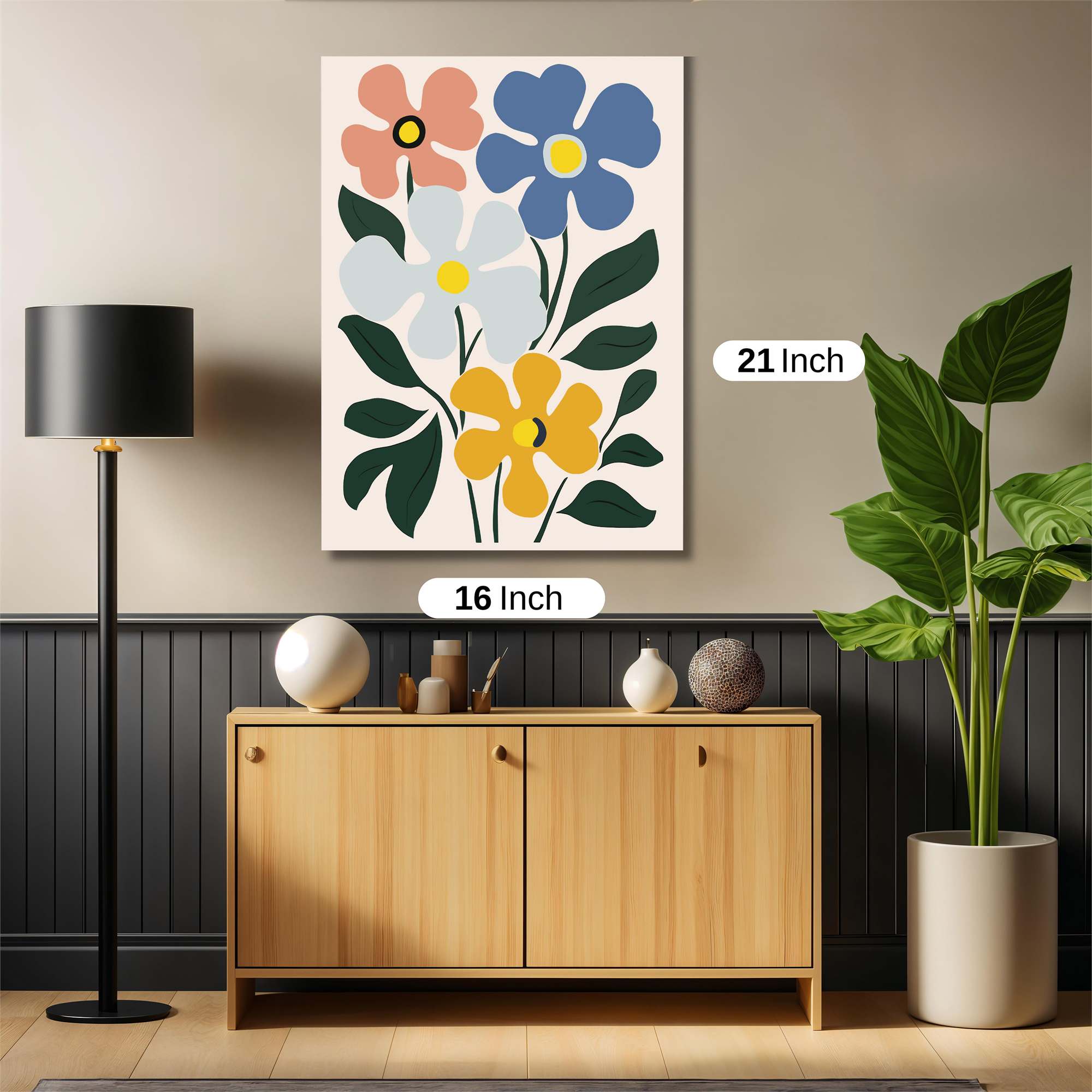 Floral Joy Safe Wall Magnetic / M