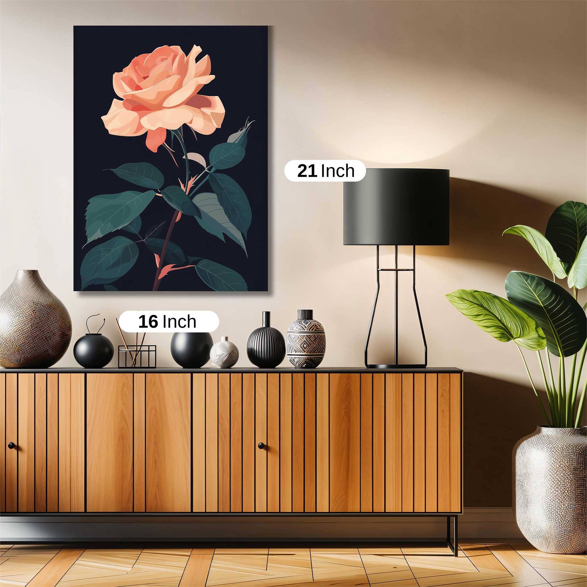 Rose Serenity Safe Wall Magnetic / M