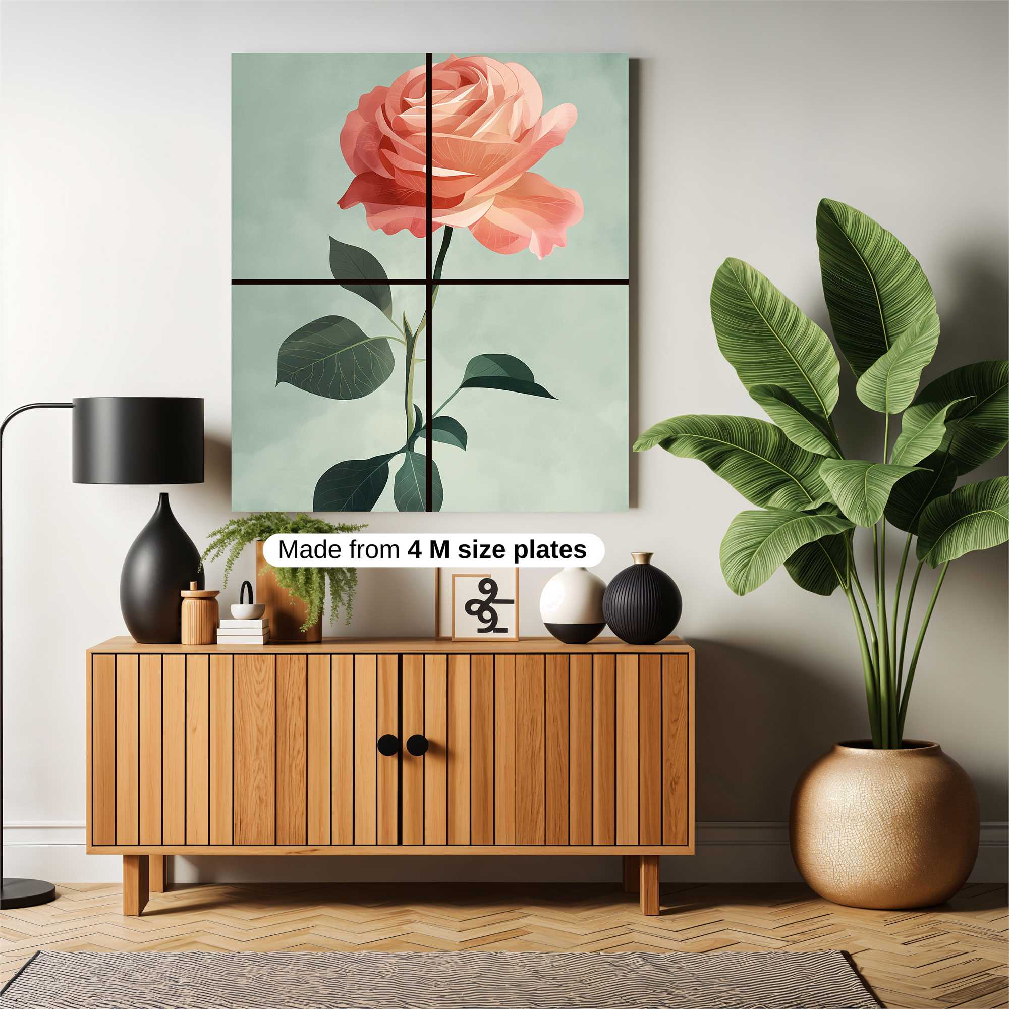 Rose Serenity Safe Wall Magnetic / M