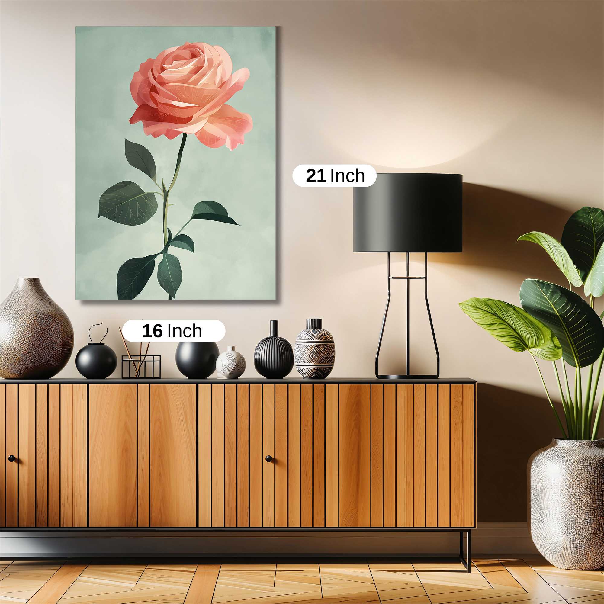 Rose Serenity Safe Wall Magnetic / M
