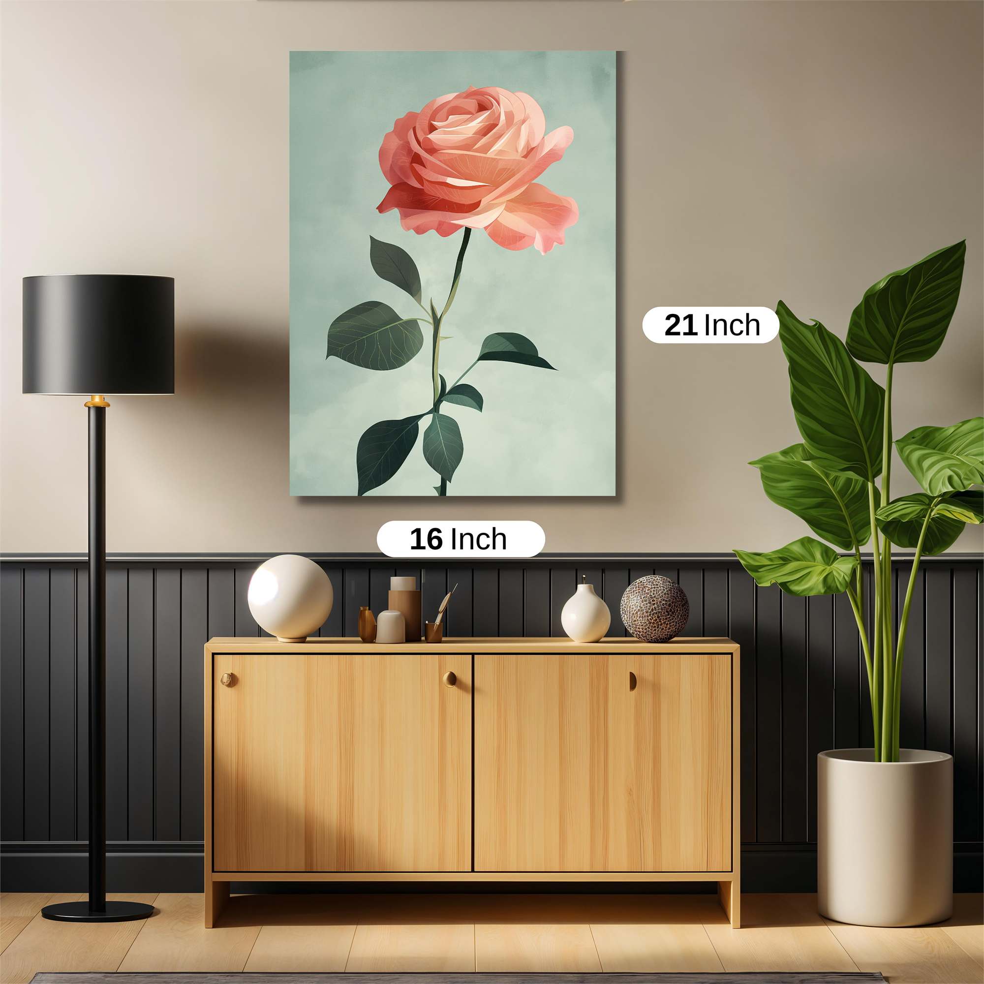 Rose Serenity Safe Wall Magnetic / M