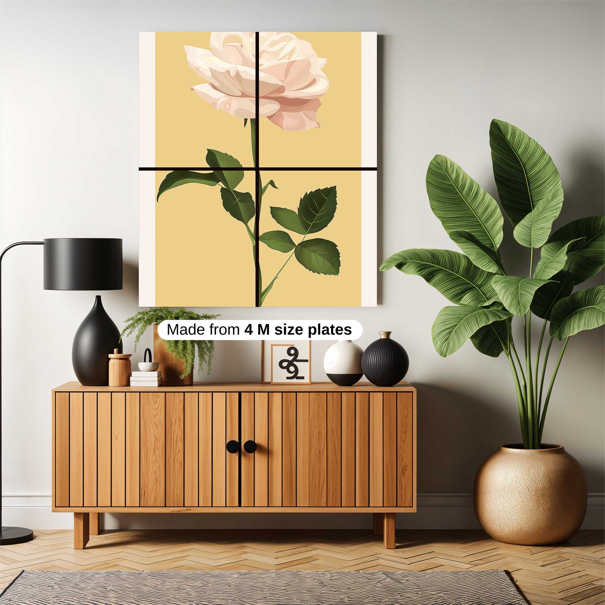 Rose Serenity Safe Wall Magnetic / M