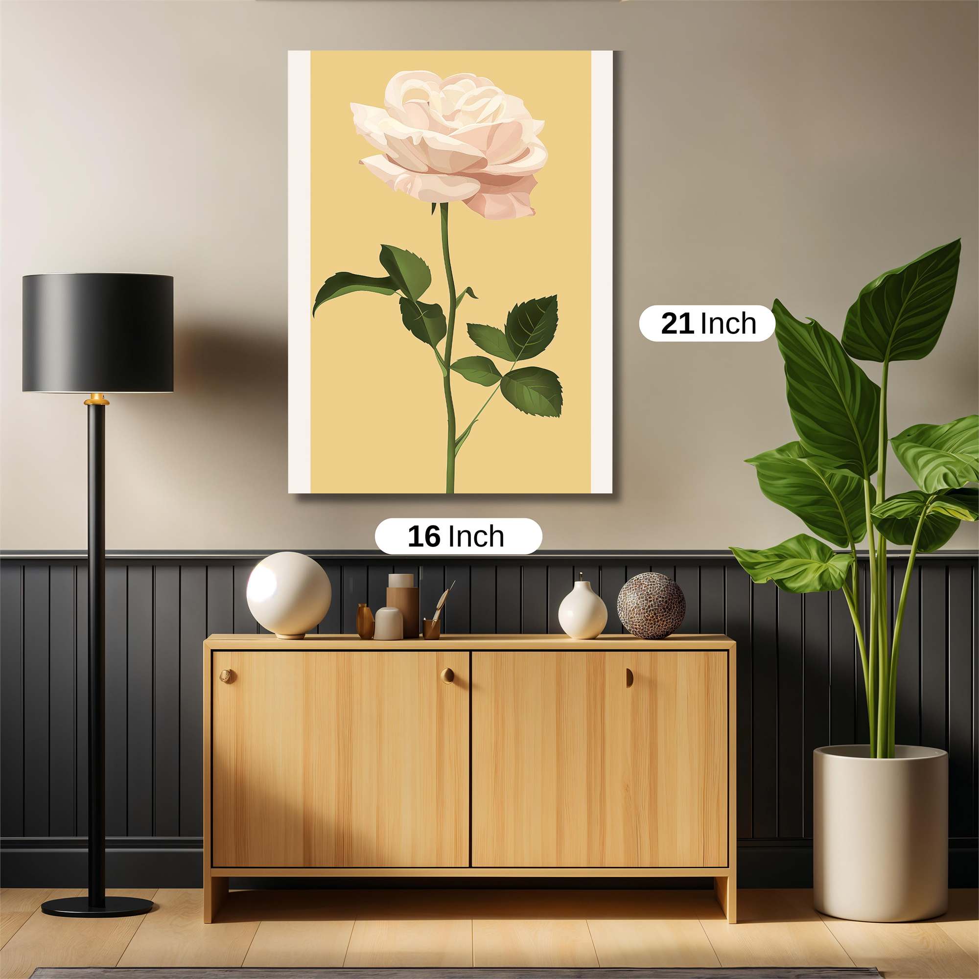 Rose Serenity Safe Wall Magnetic / M