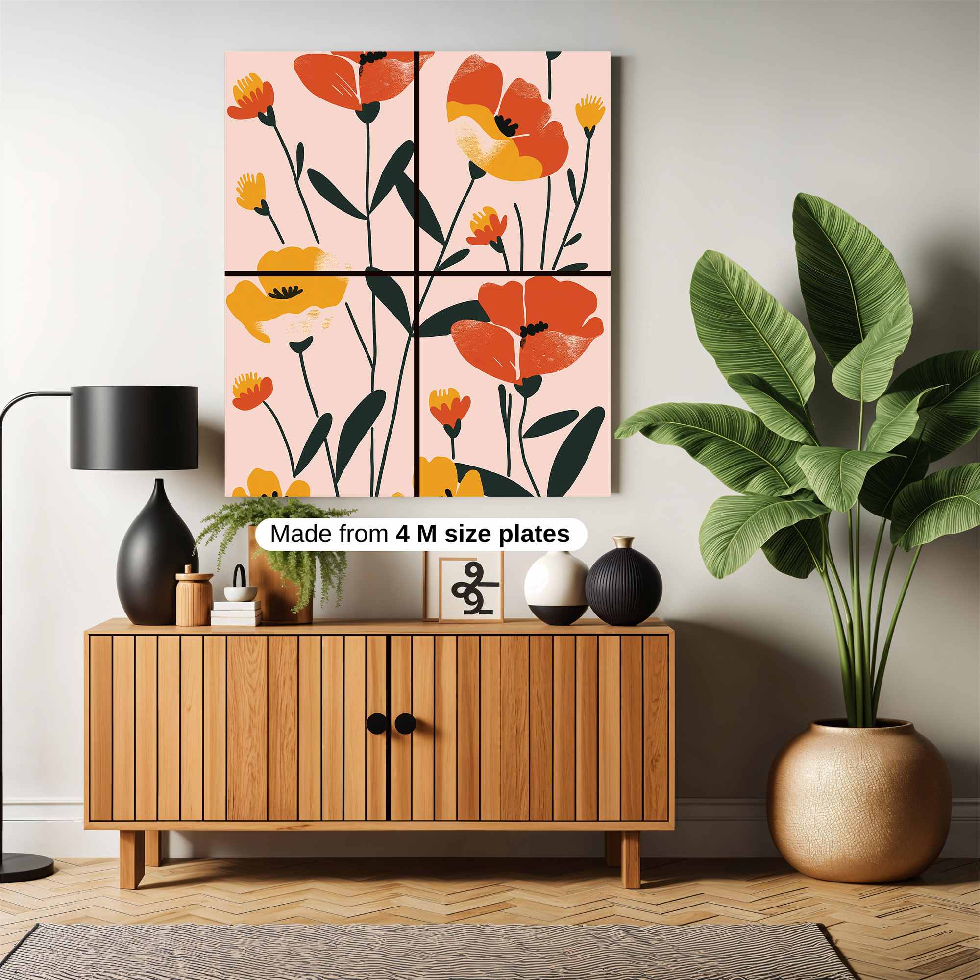 Poppy Delight Safe Wall Magnetic / M