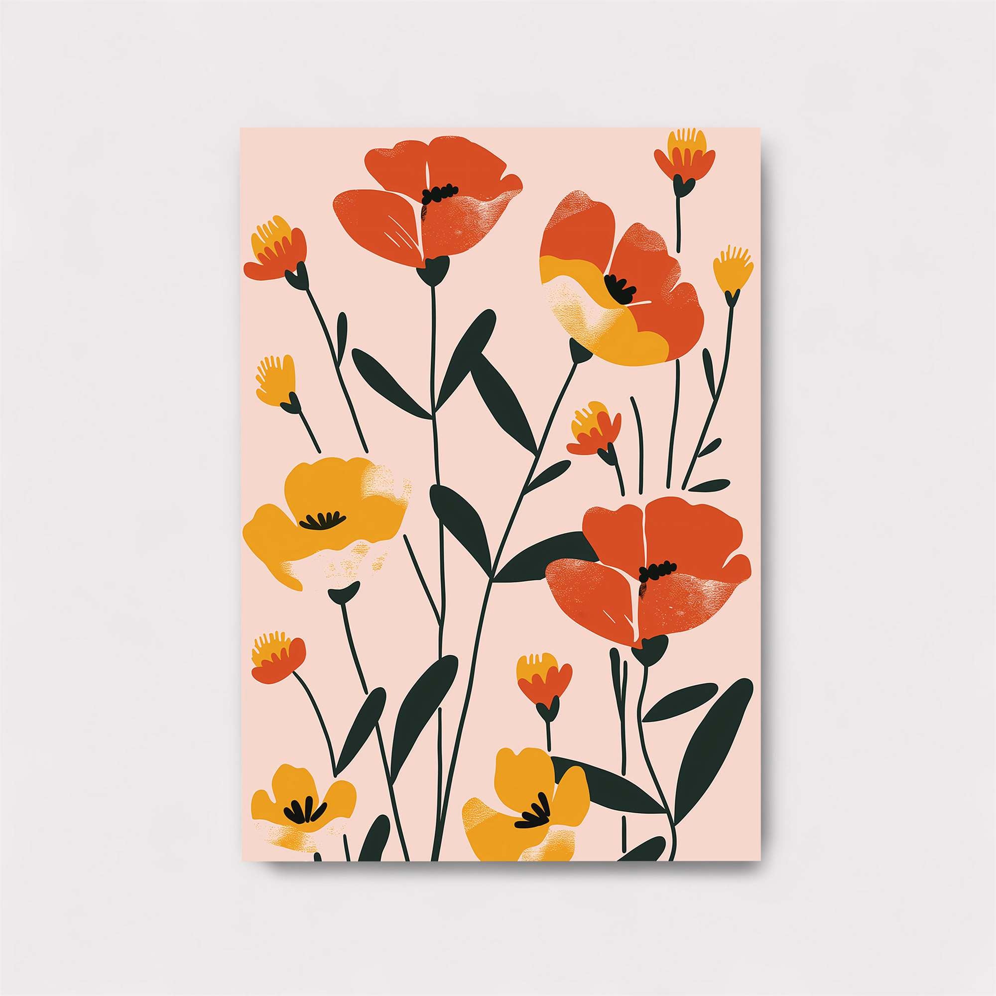 Poppy Delight Safe Wall Magnetic / M