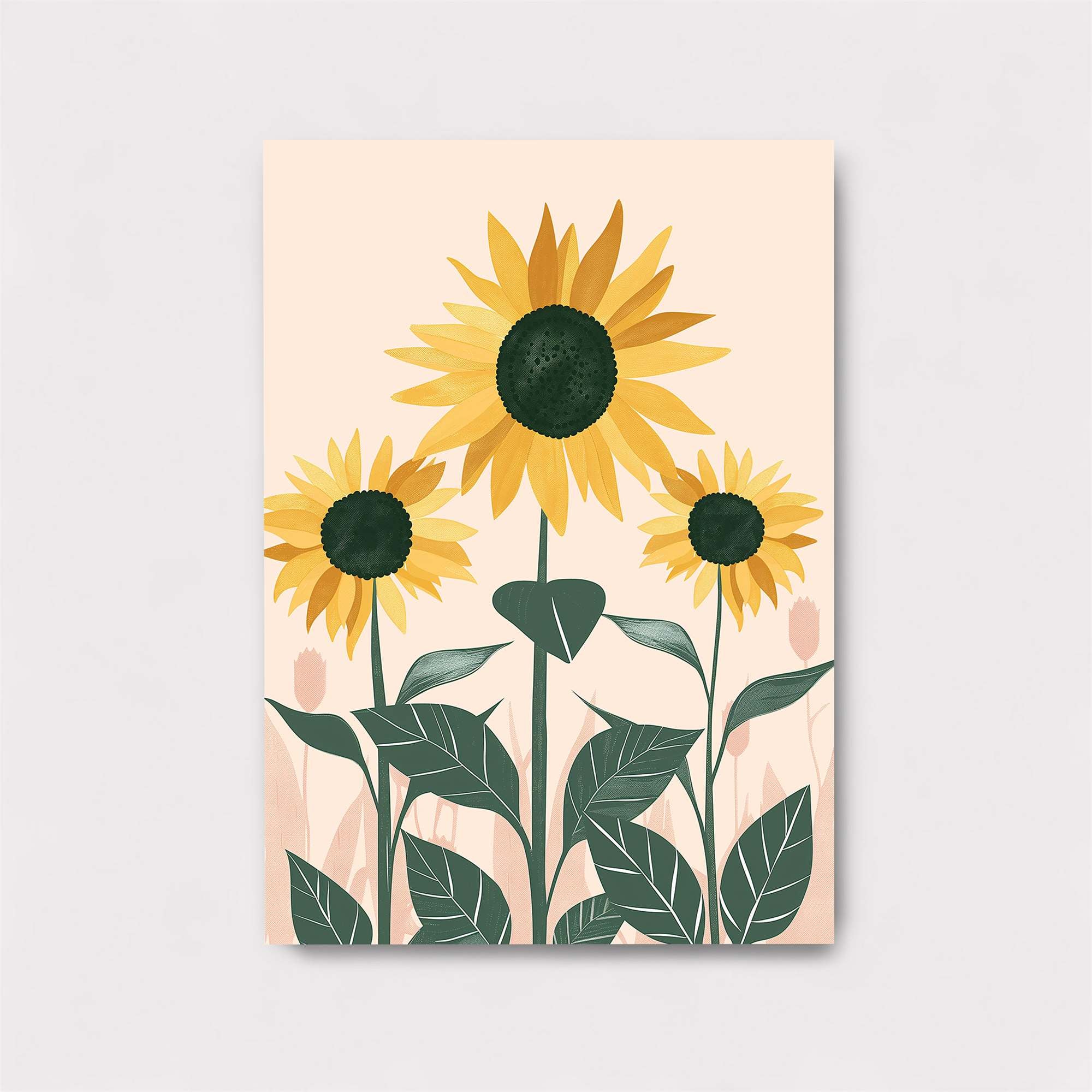 Sunflowers Serene Safe Wall Magnetic / M