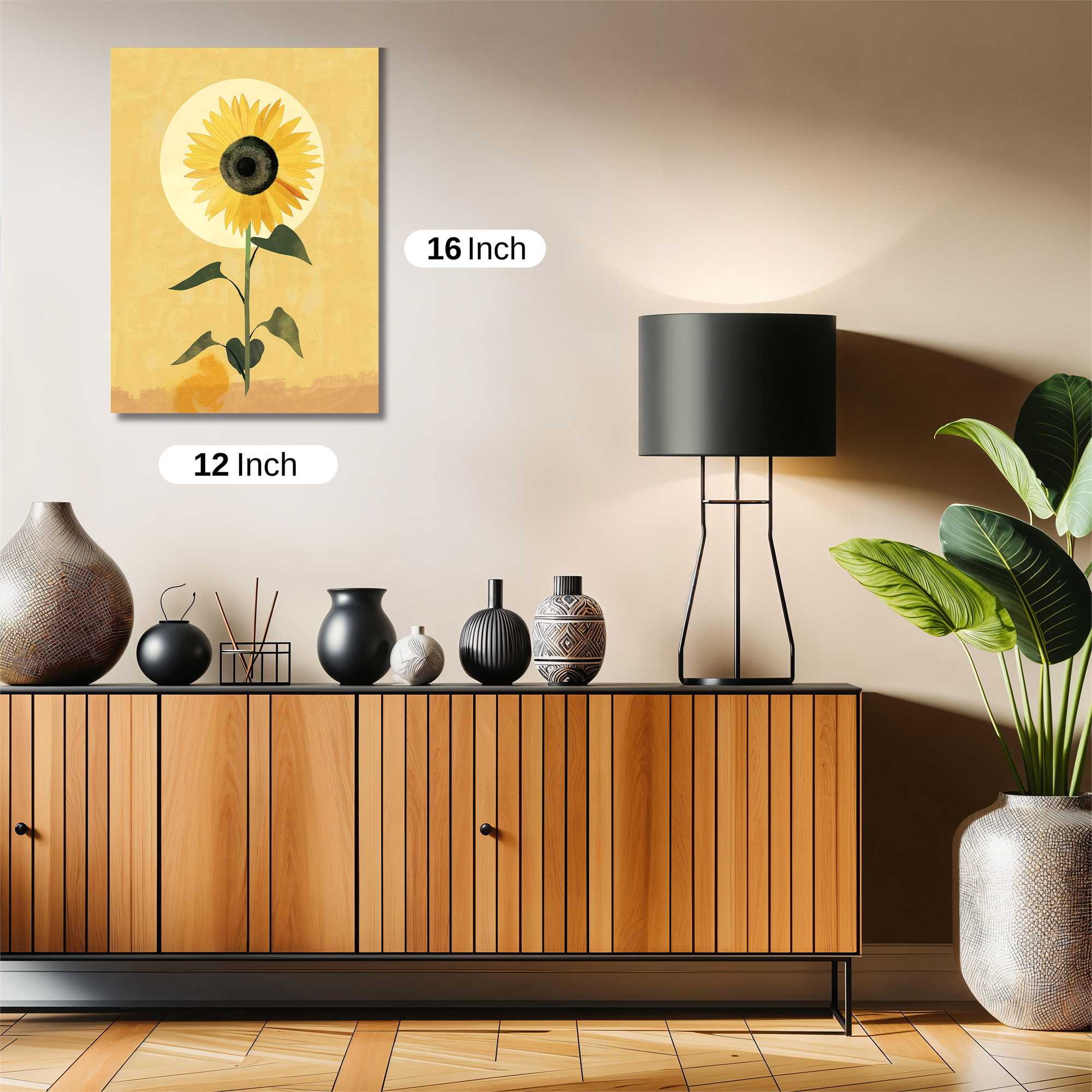 Sunflower Serenity Safe Wall Magnetic / M