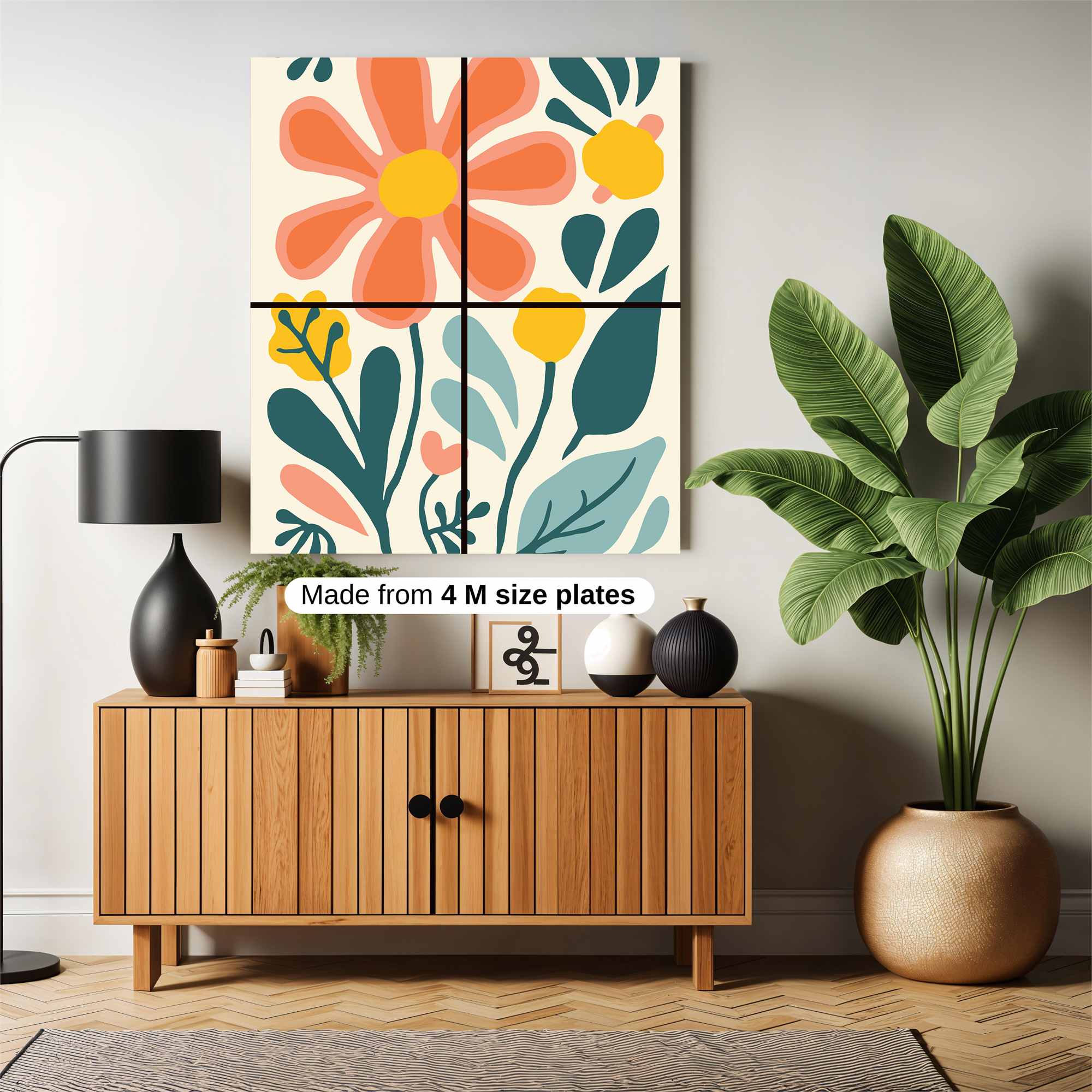 Floral Joy Safe Wall Magnetic / M