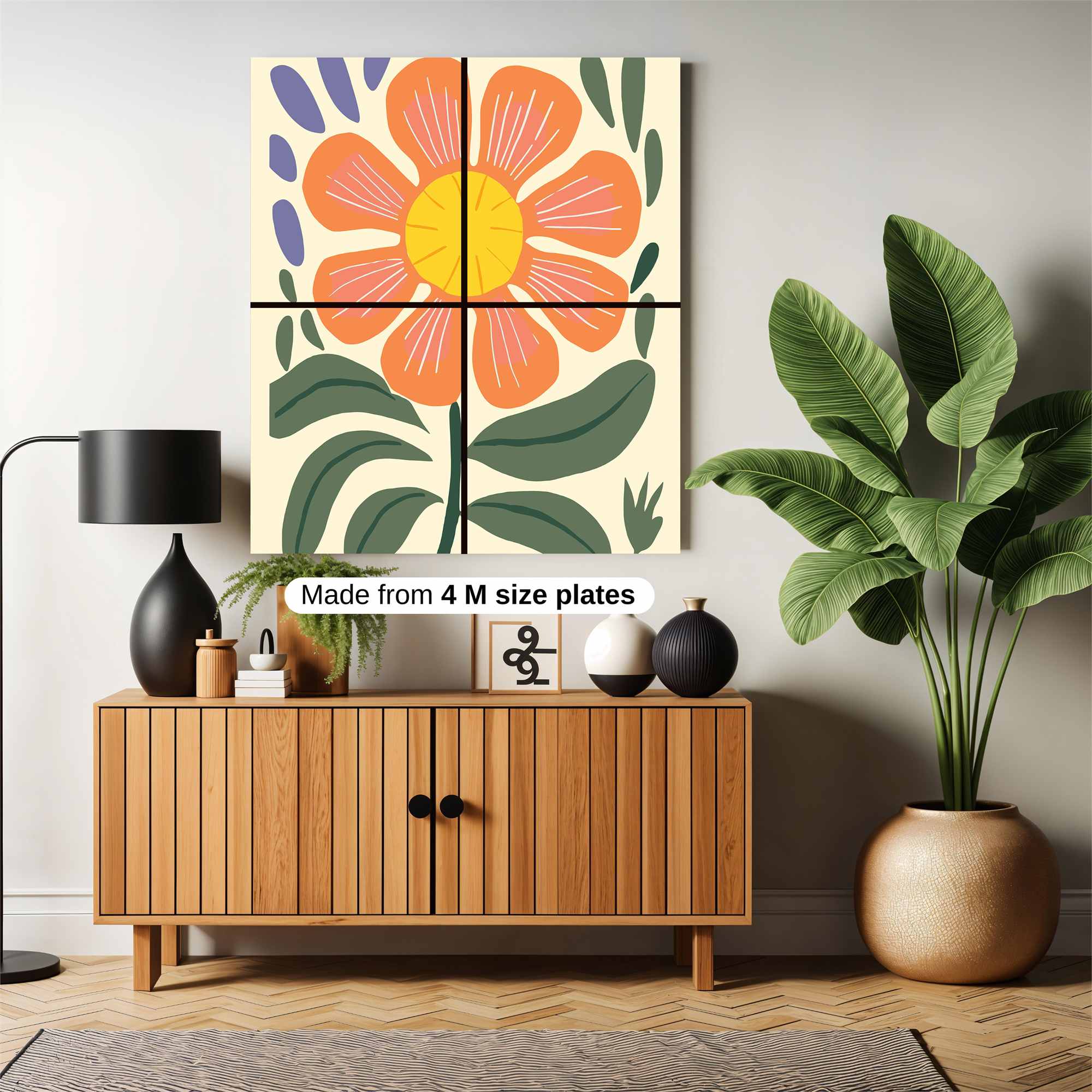 Sunflower Serenity Safe Wall Magnetic / M