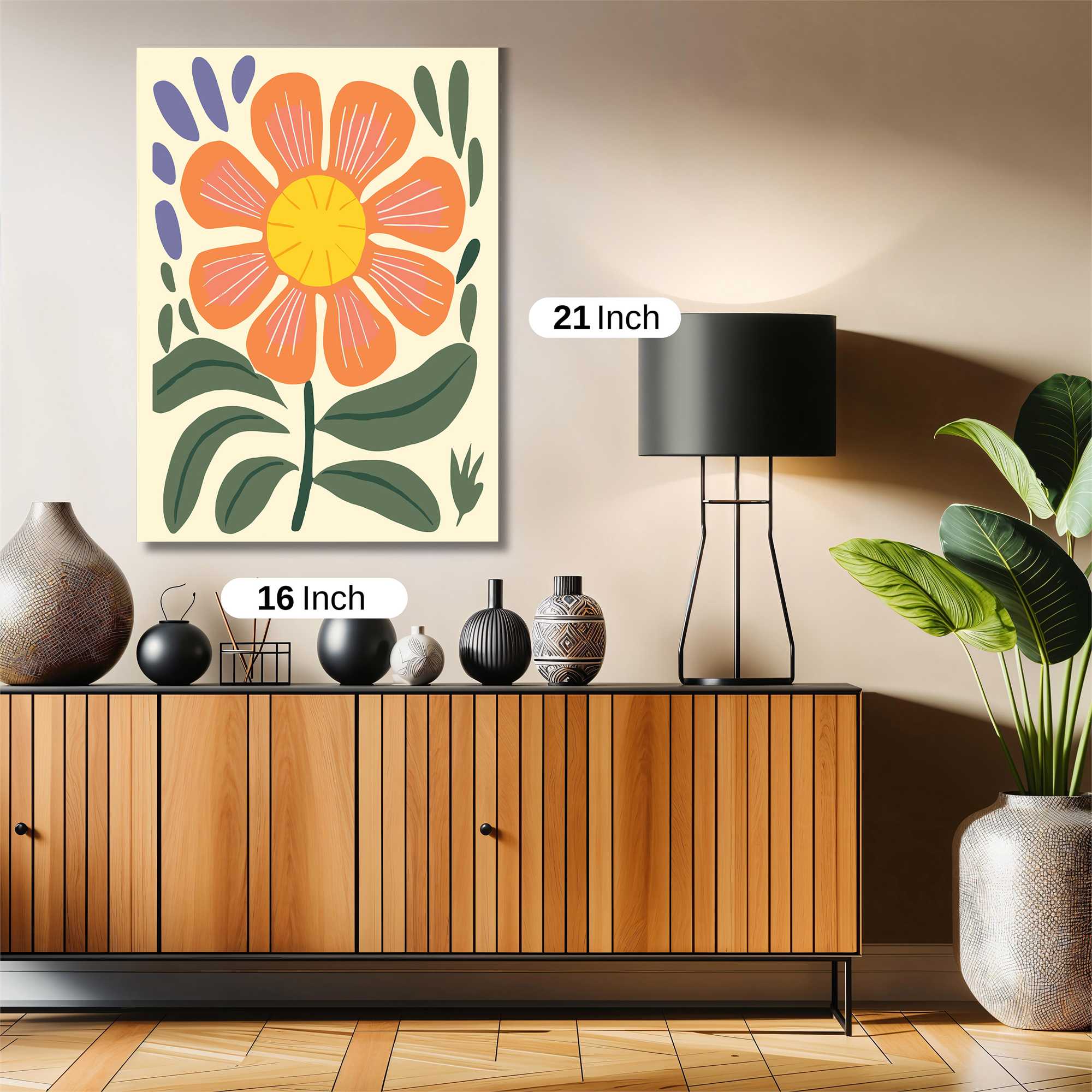 Sunflower Serenity Safe Wall Magnetic / M