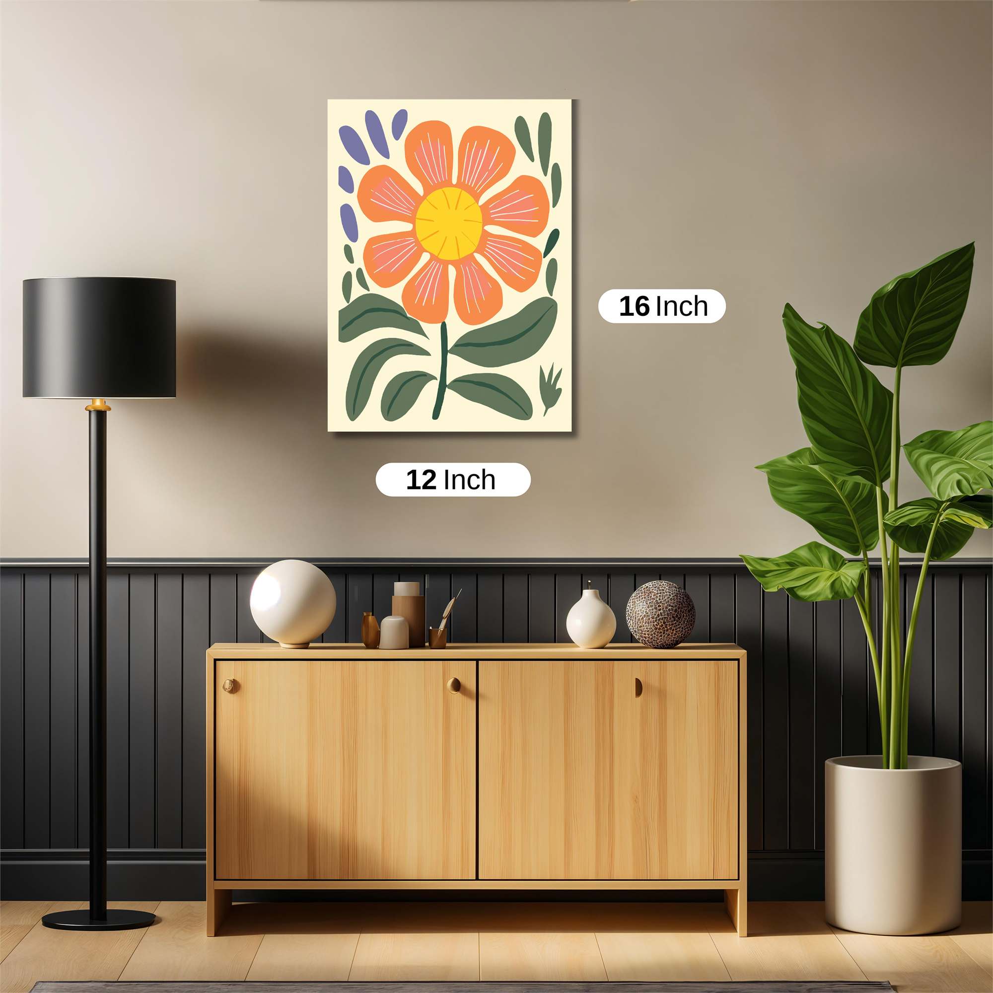 Sunflower Serenity Safe Wall Magnetic / M