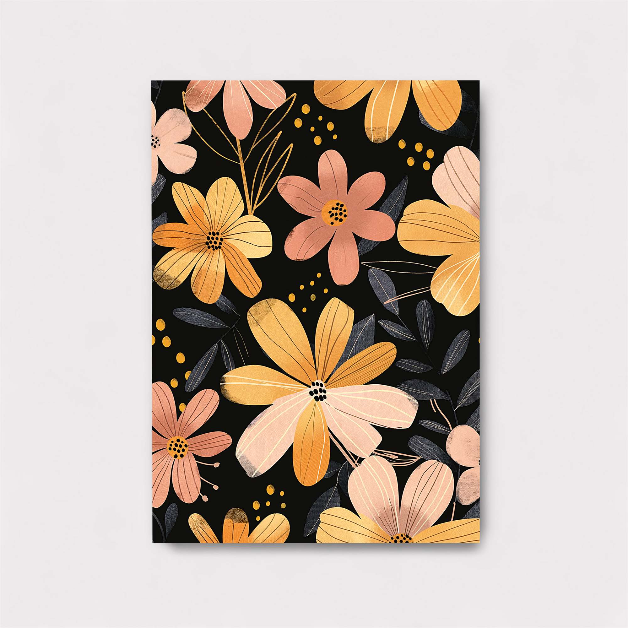 Floral Whimsy Safe Wall Magnetic / M