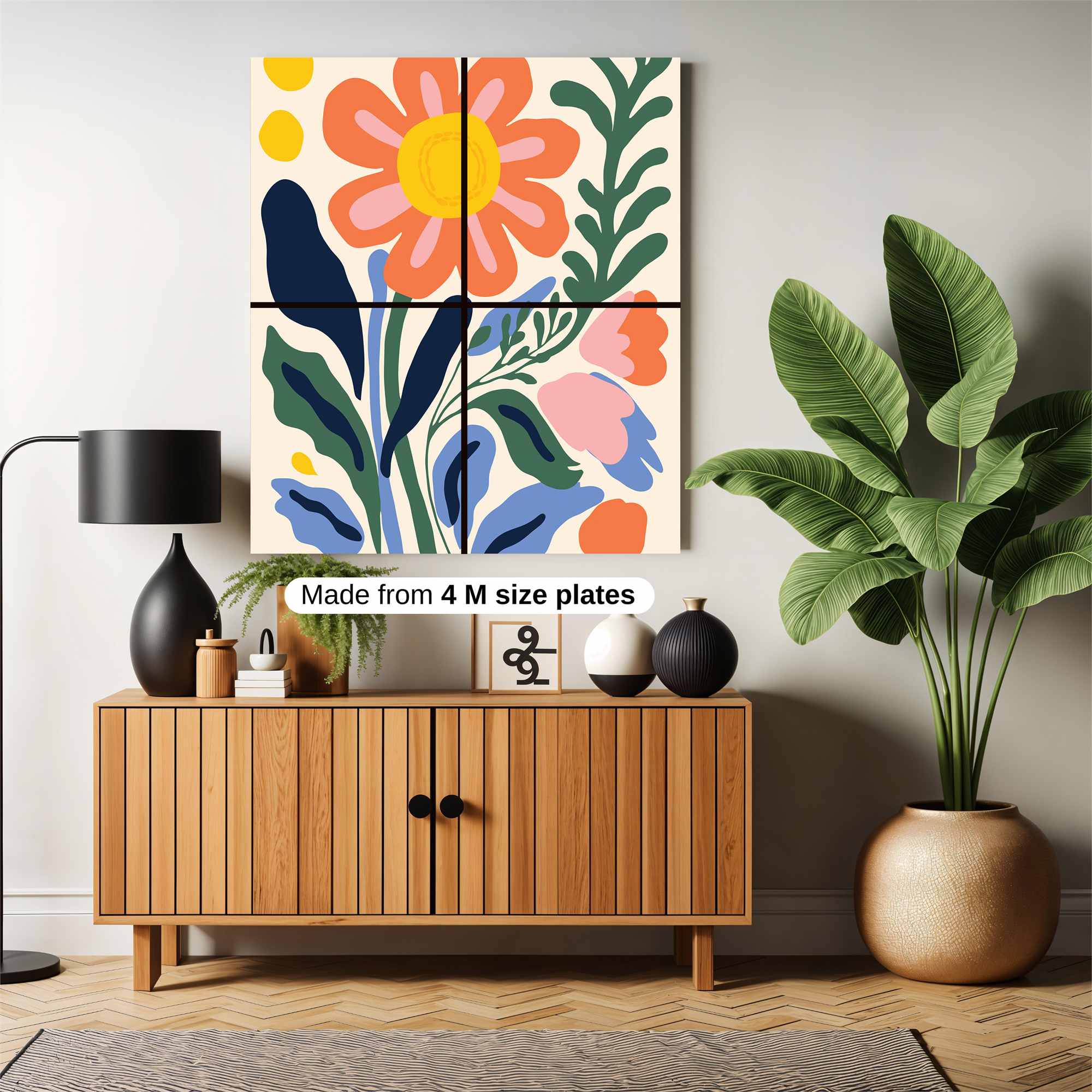 Flower Joy Safe Wall Magnetic / M