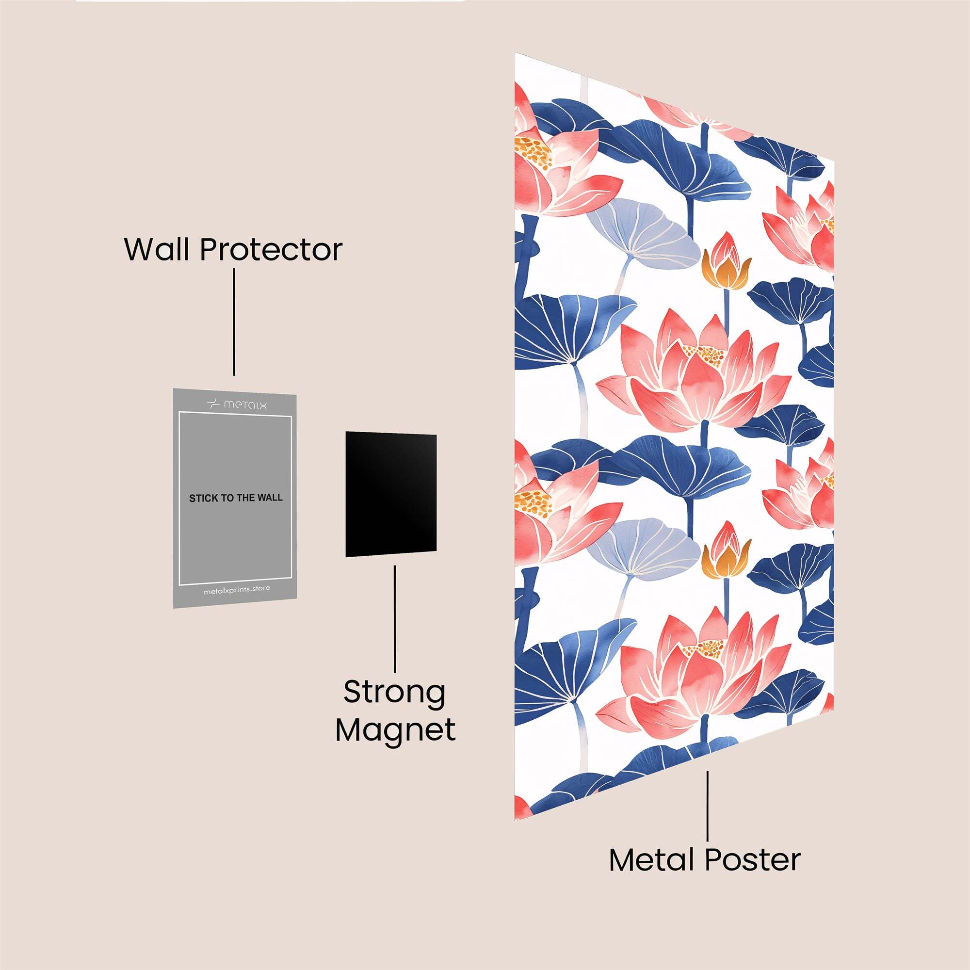 Lotus Serenity Safe Wall Magnetic / M