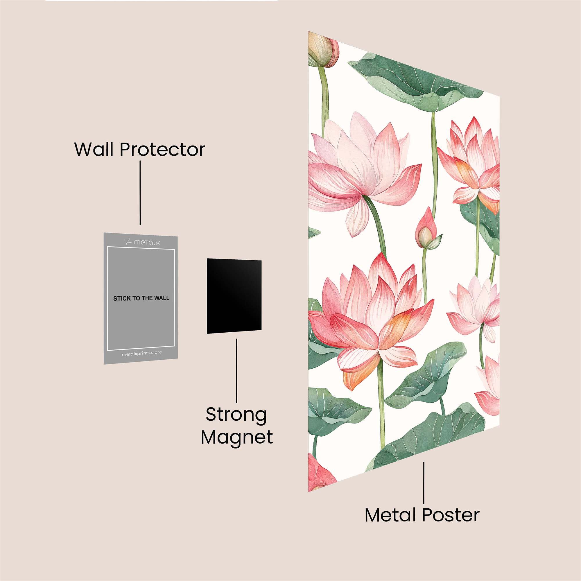 Lotus Serenity Safe Wall Magnetic / M