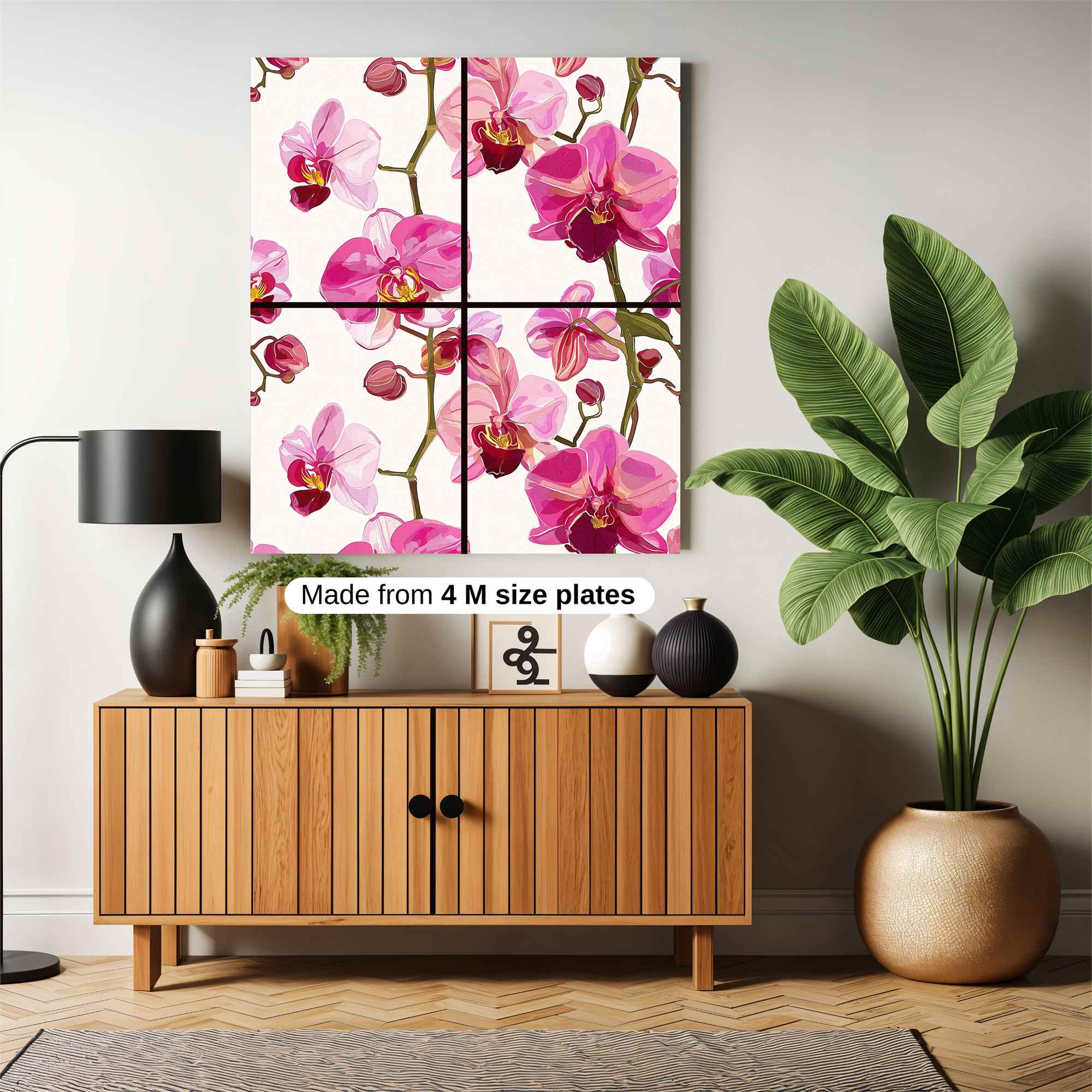 Orchid Elegance Safe Wall Magnetic / M