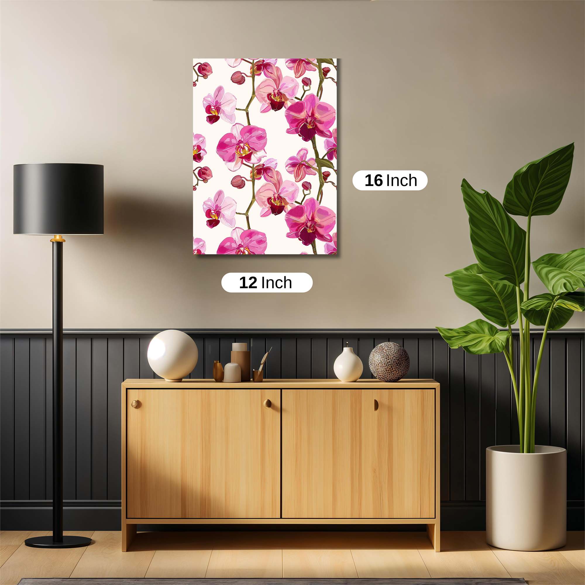 Orchid Elegance Safe Wall Magnetic / M