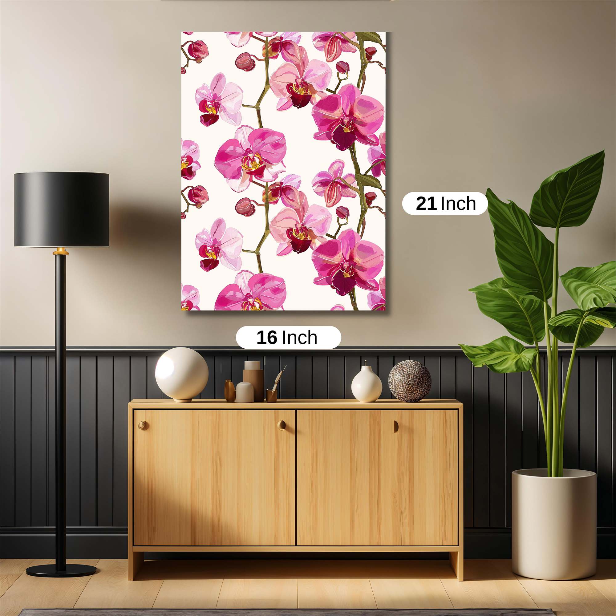 Orchid Elegance Safe Wall Magnetic / M