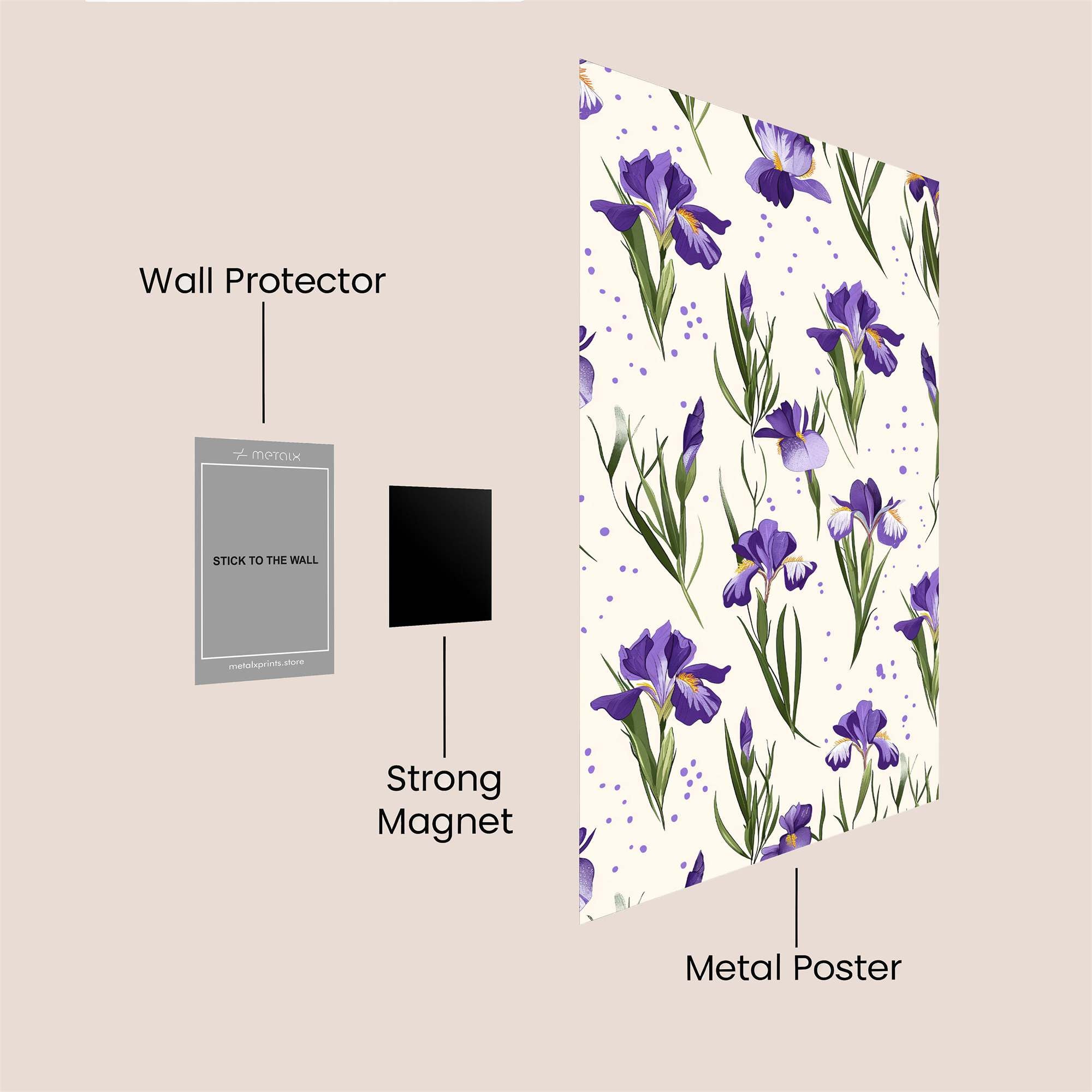 Iris Serenity Safe Wall Magnetic / M