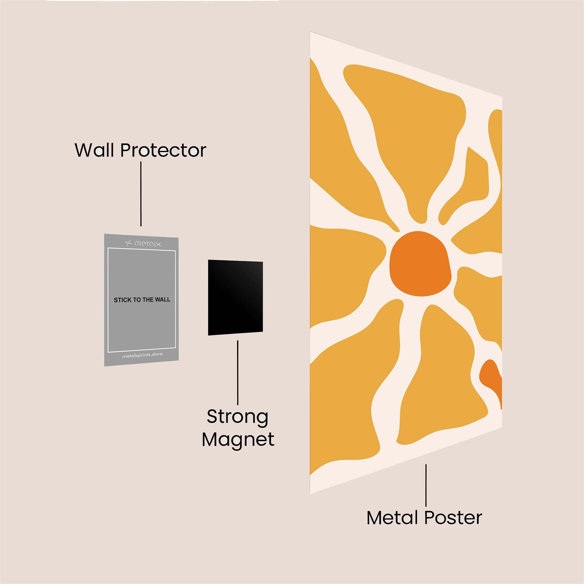 Sunburst Serenity Safe Wall Magnetic / M