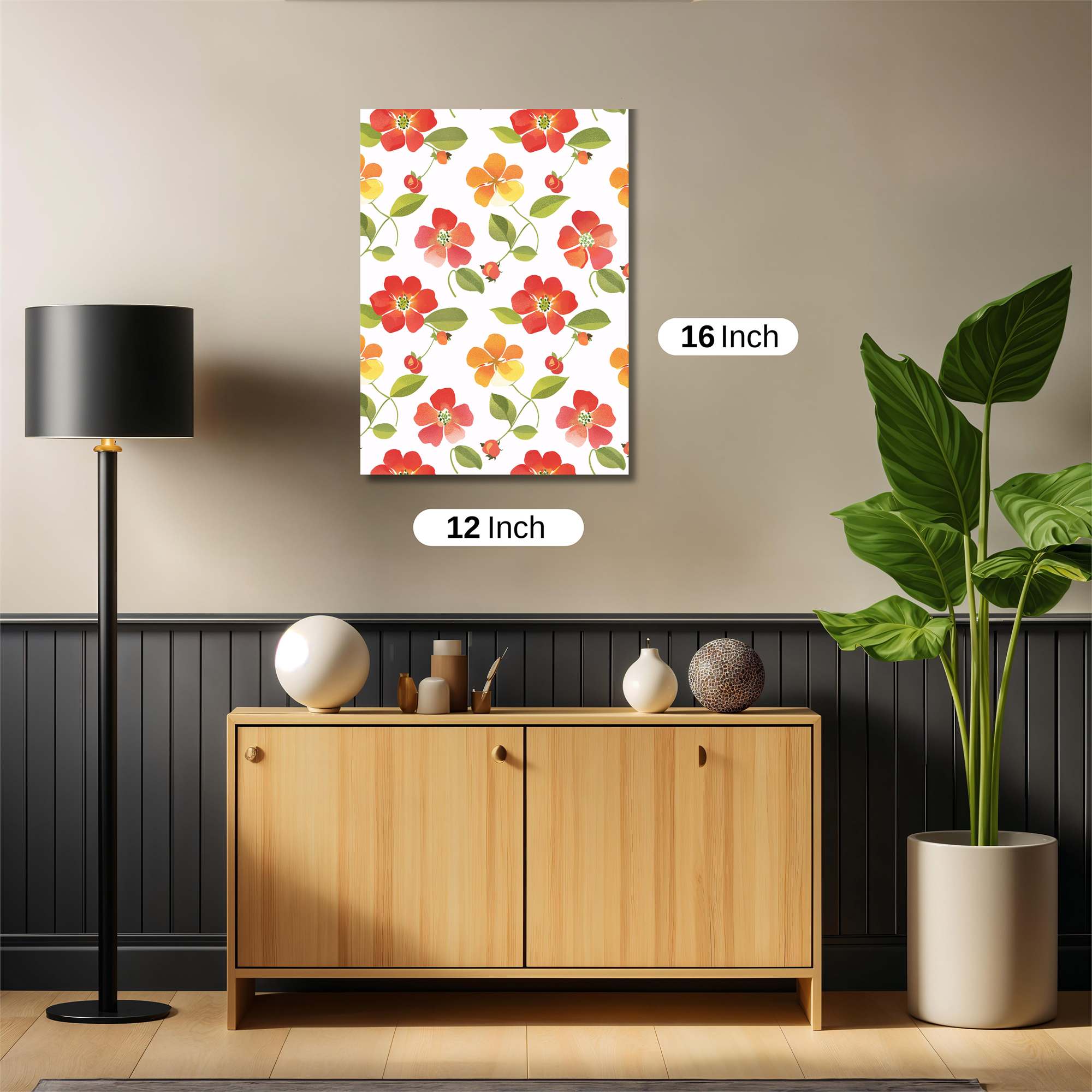 Floral Delight Safe Wall Magnetic / M