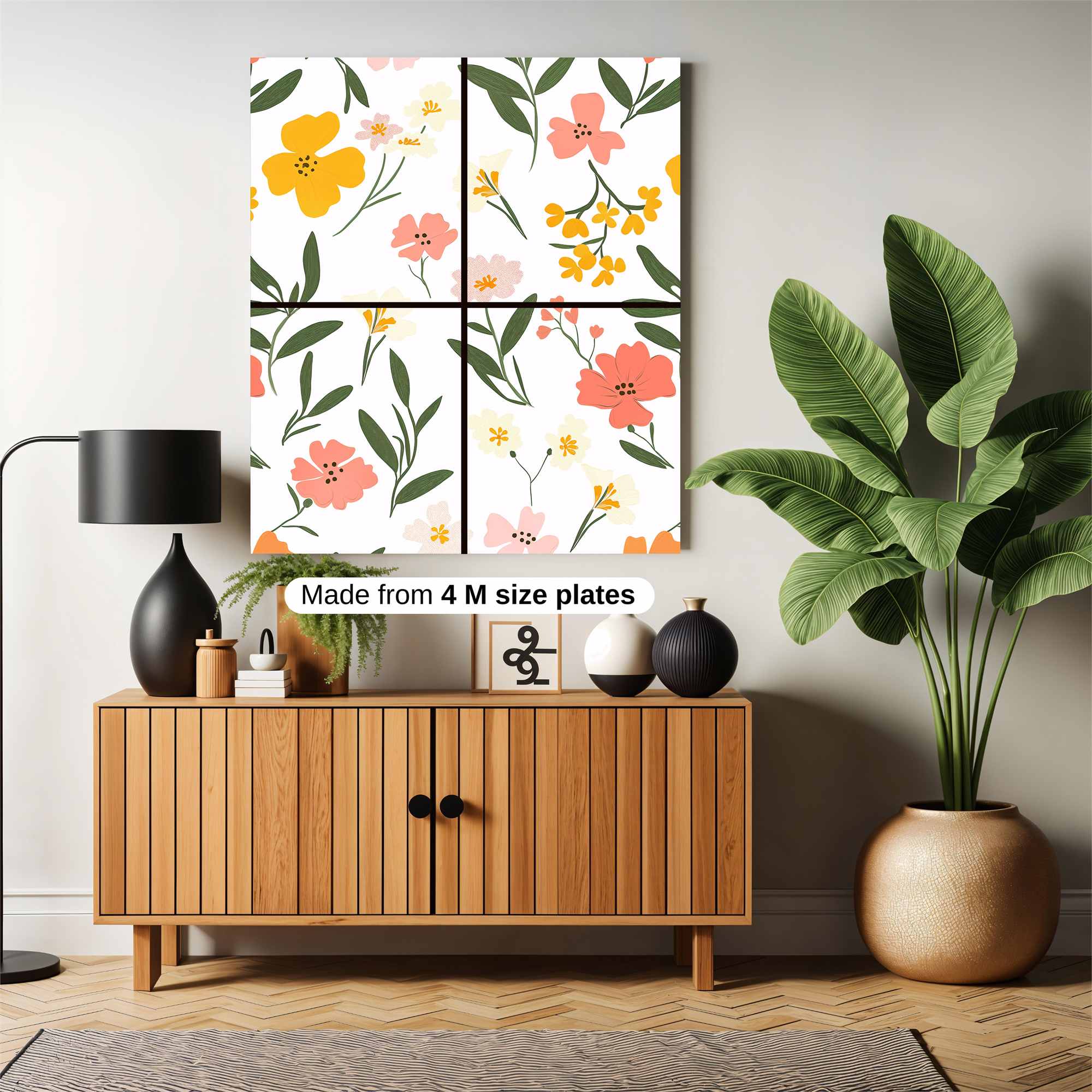 Floral Bliss Safe Wall Magnetic / M