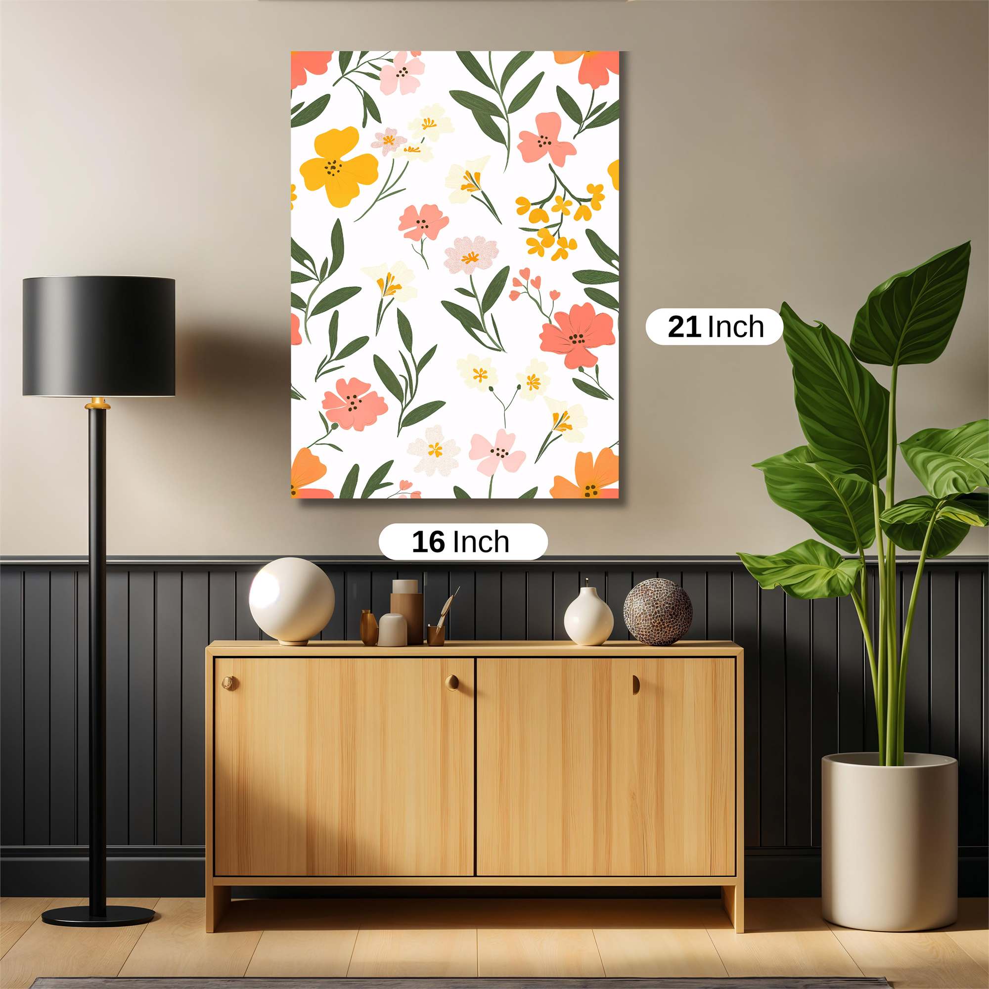Floral Bliss Safe Wall Magnetic / M