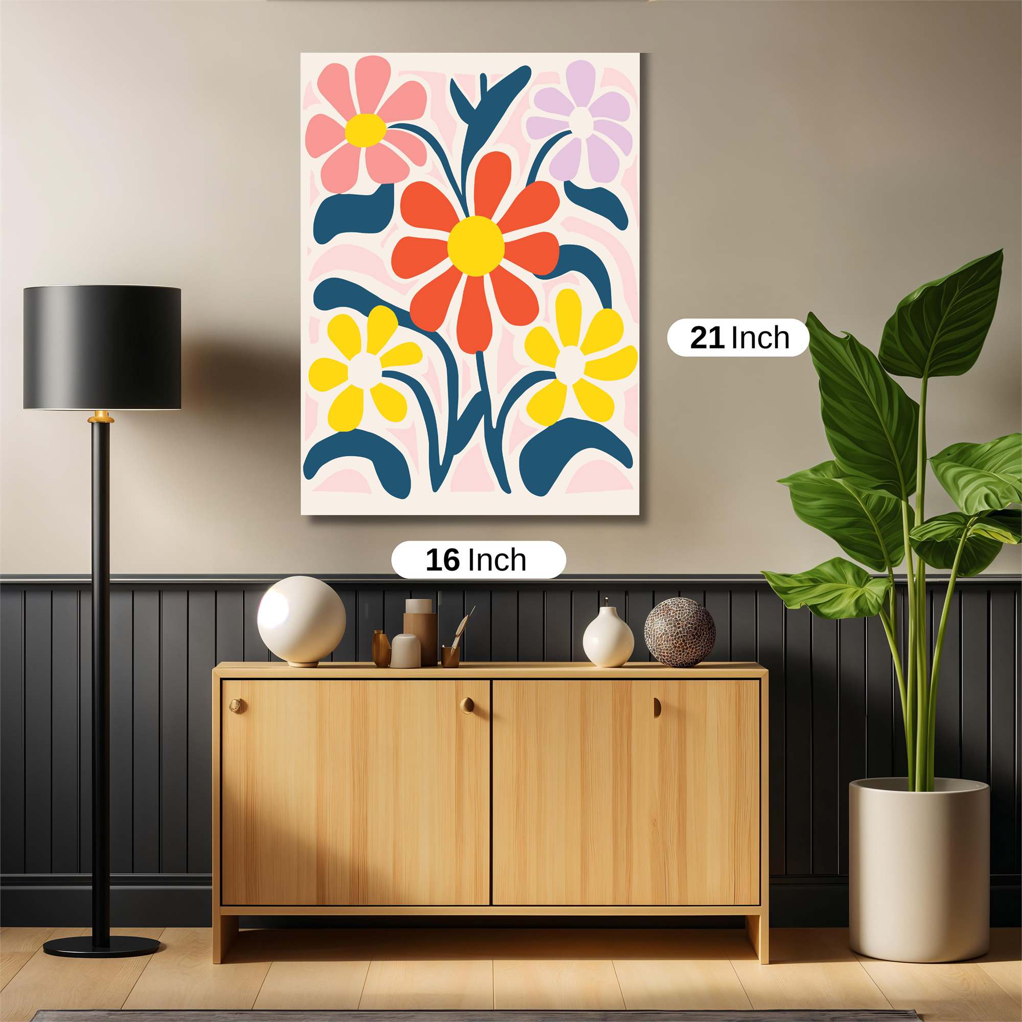 Floral Joy Safe Wall Magnetic / M